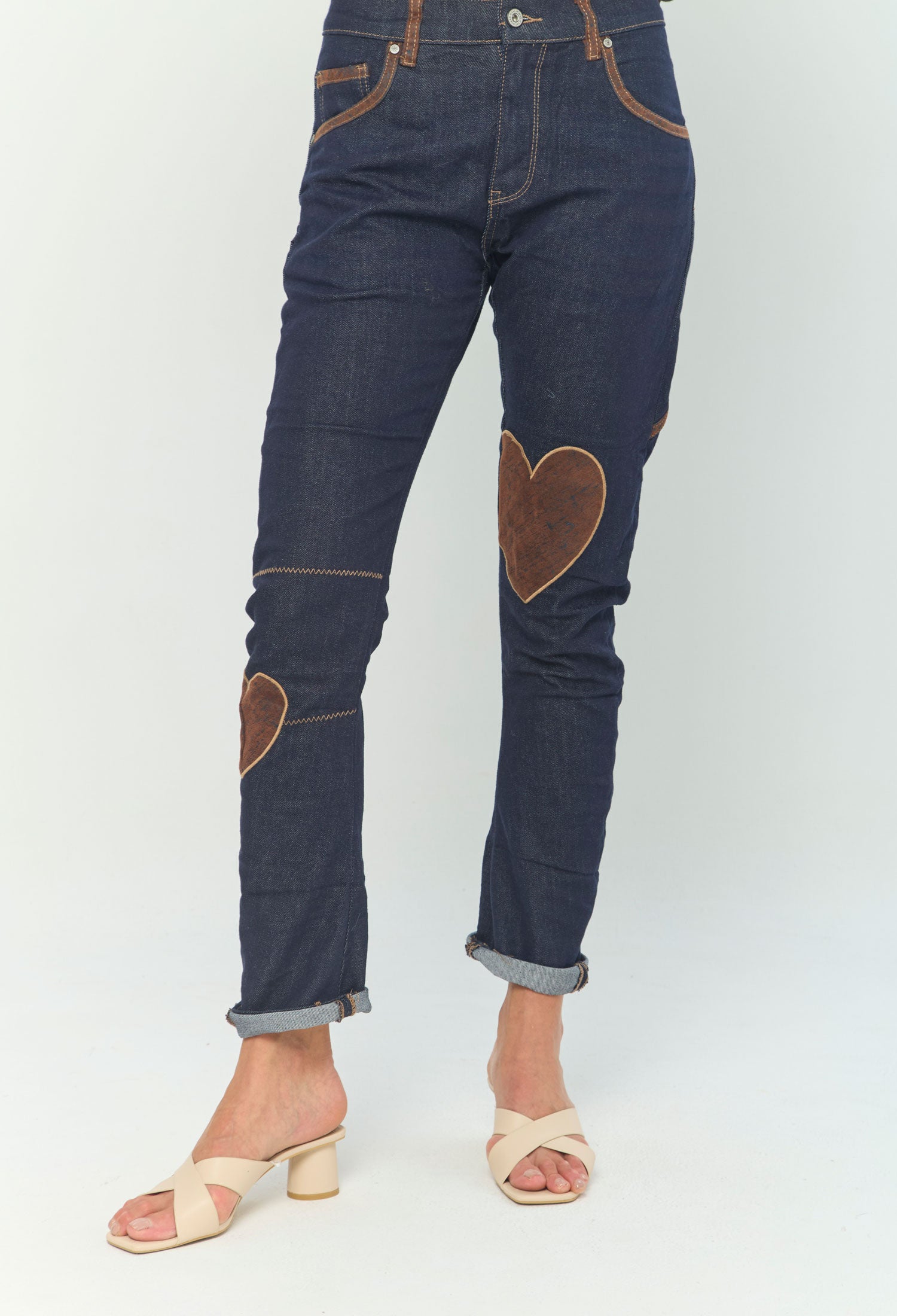 Jean Bordado Corazón