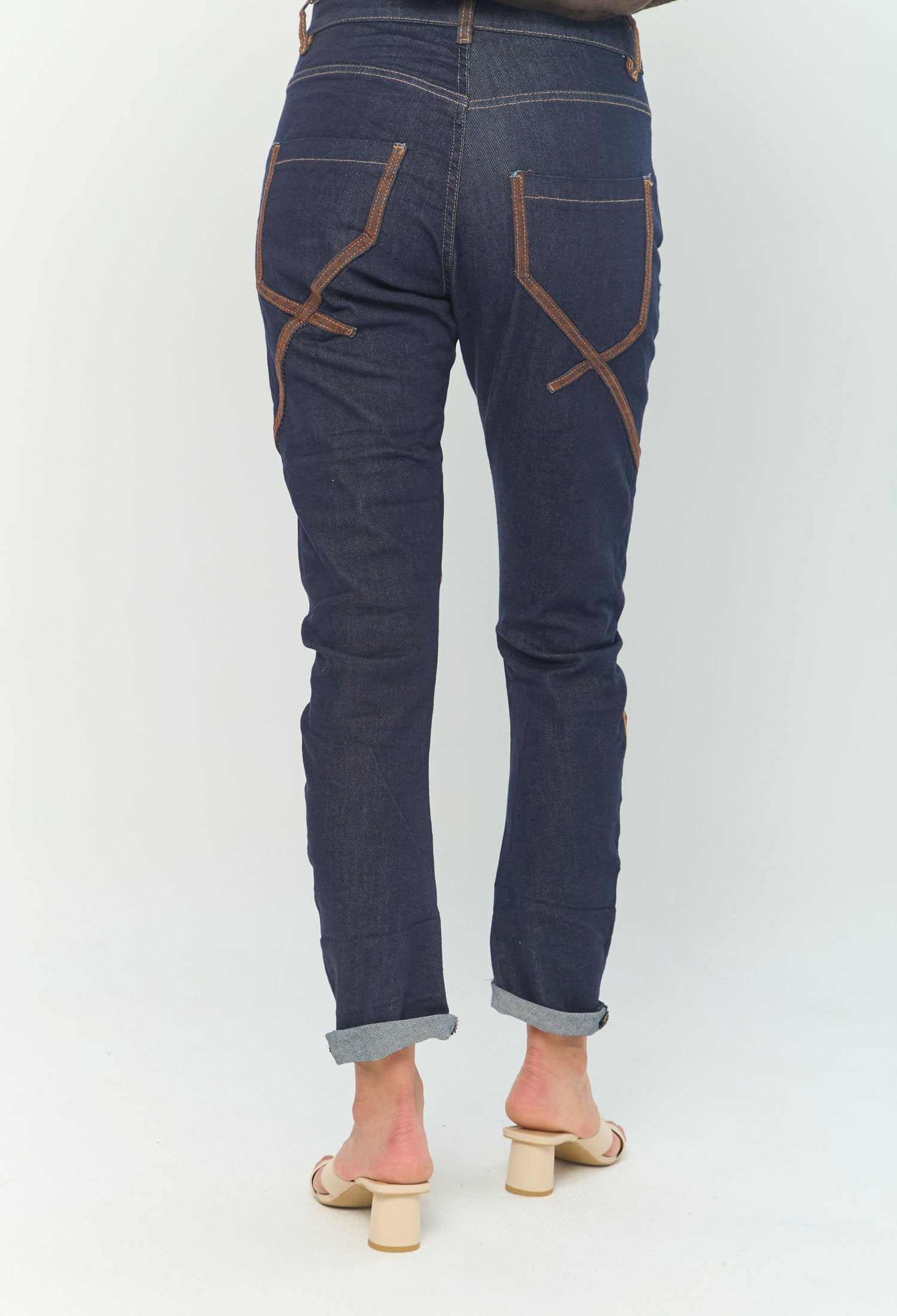 Jean Bordado Corazón