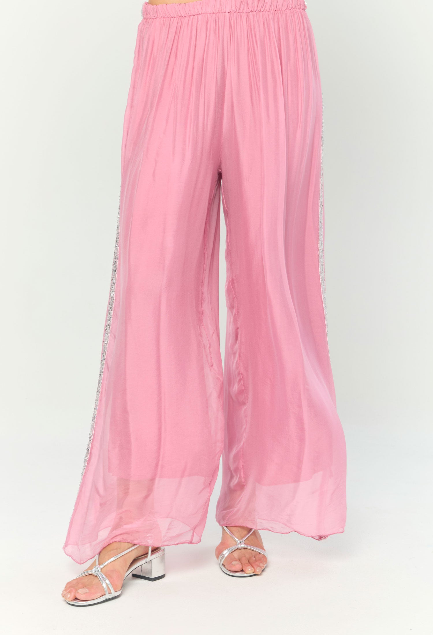 Pantalón Seda Lentejuelas