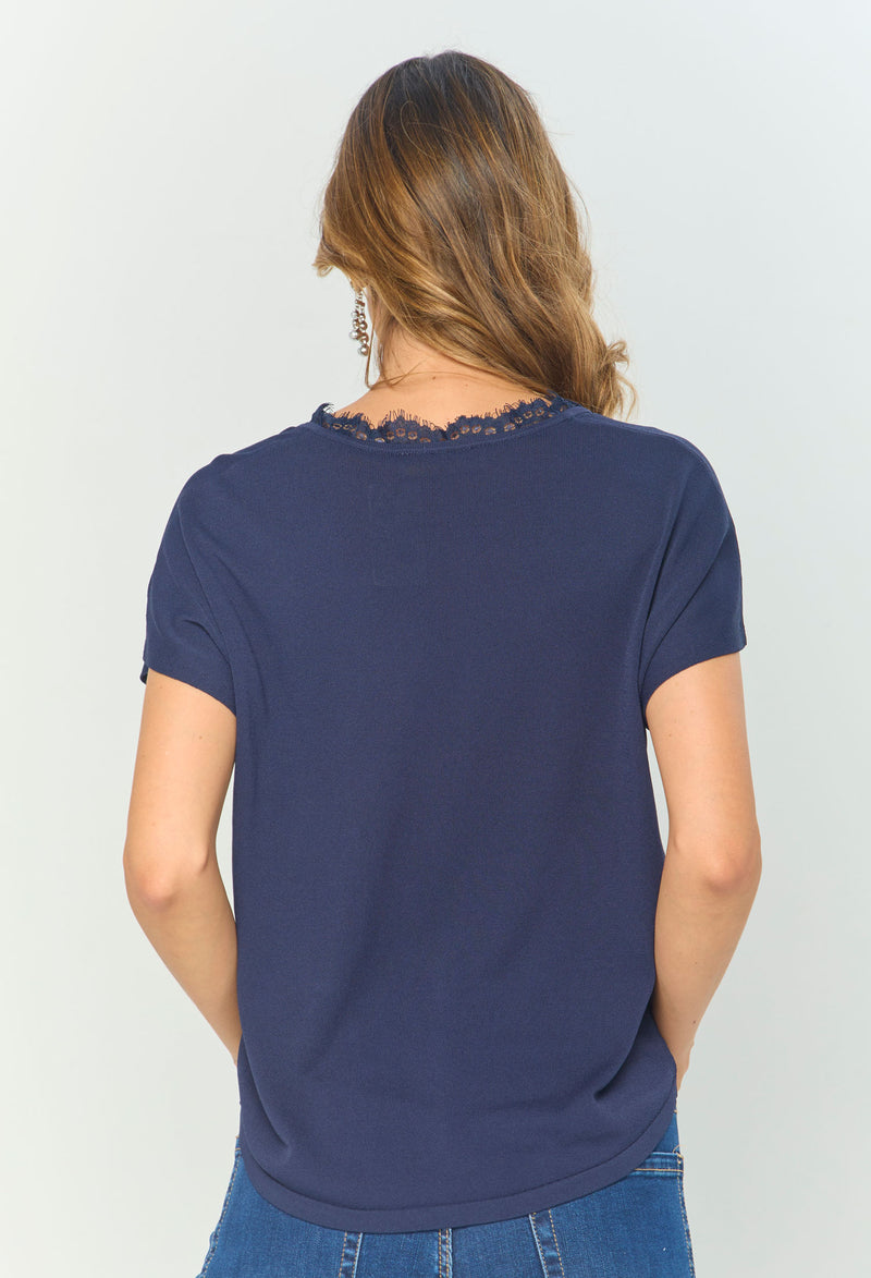 Blusa Encaje vista 2 - BYBLA Colombia