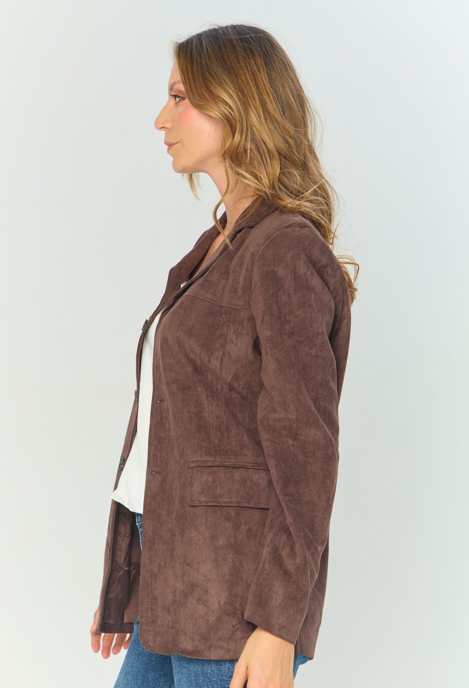 Chaqueta Tipo Gamuza