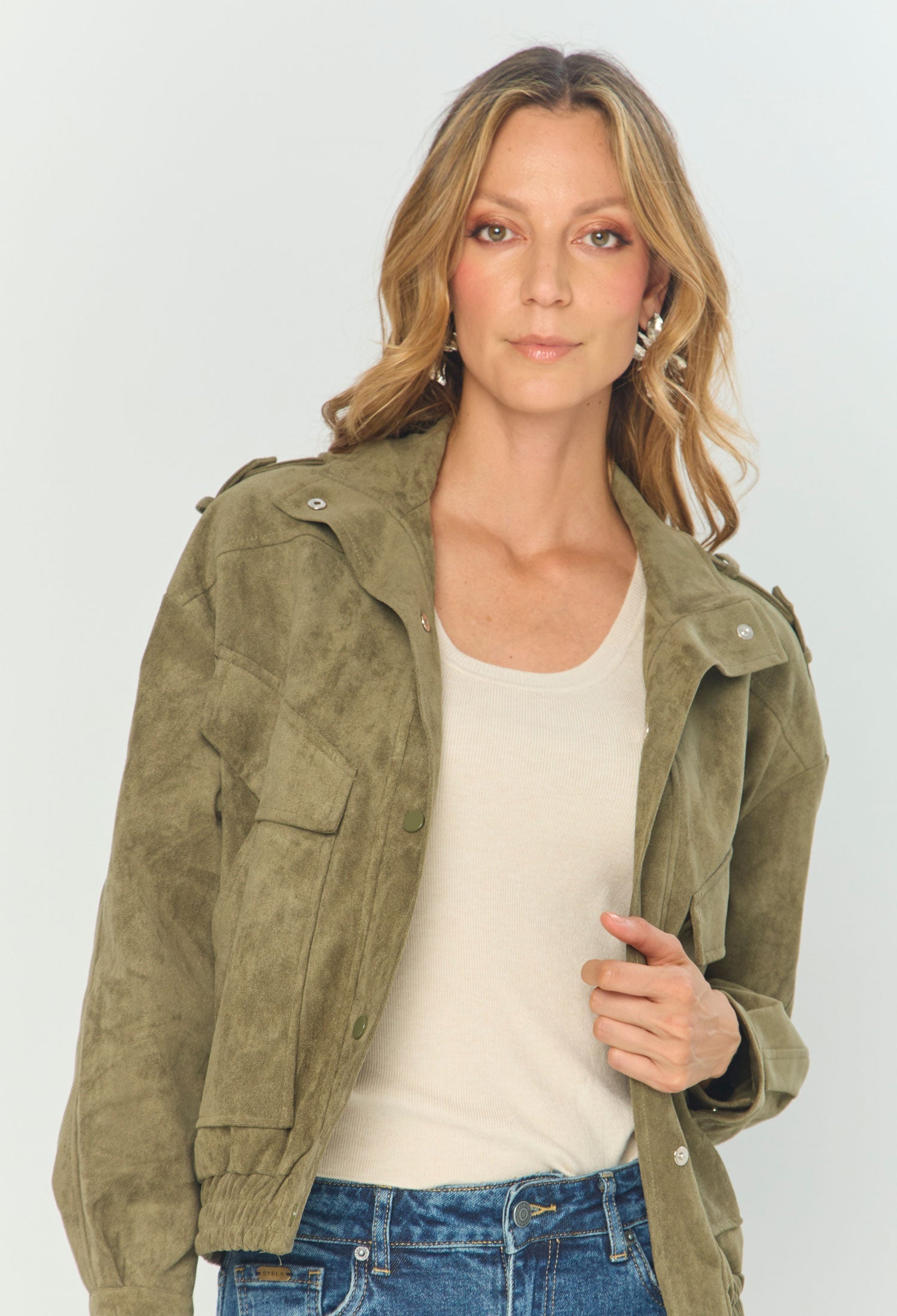 Chaqueta Tipo Gamuza