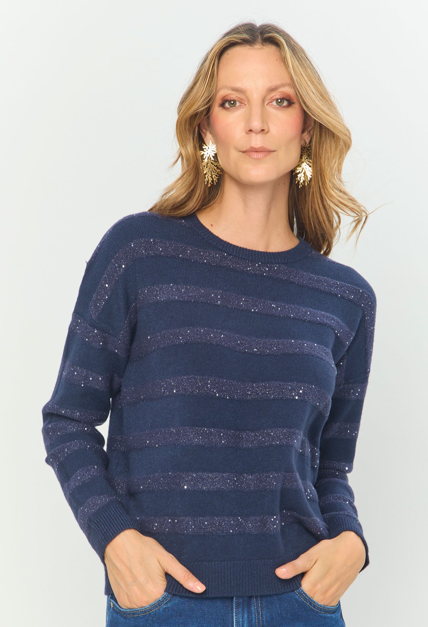 Buzo Franjas Brillantes