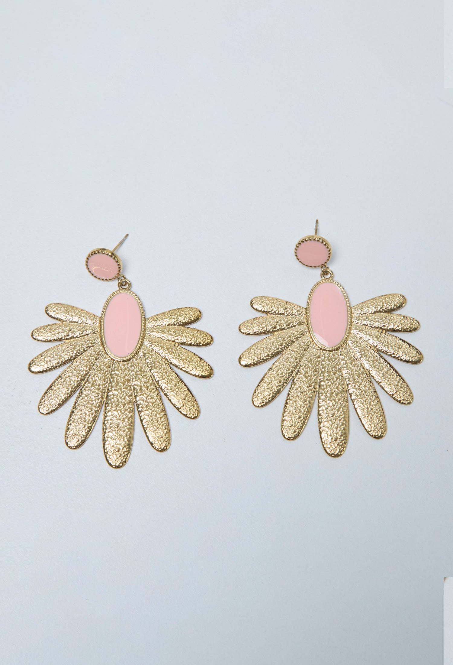 Aretes Flor Abanico
