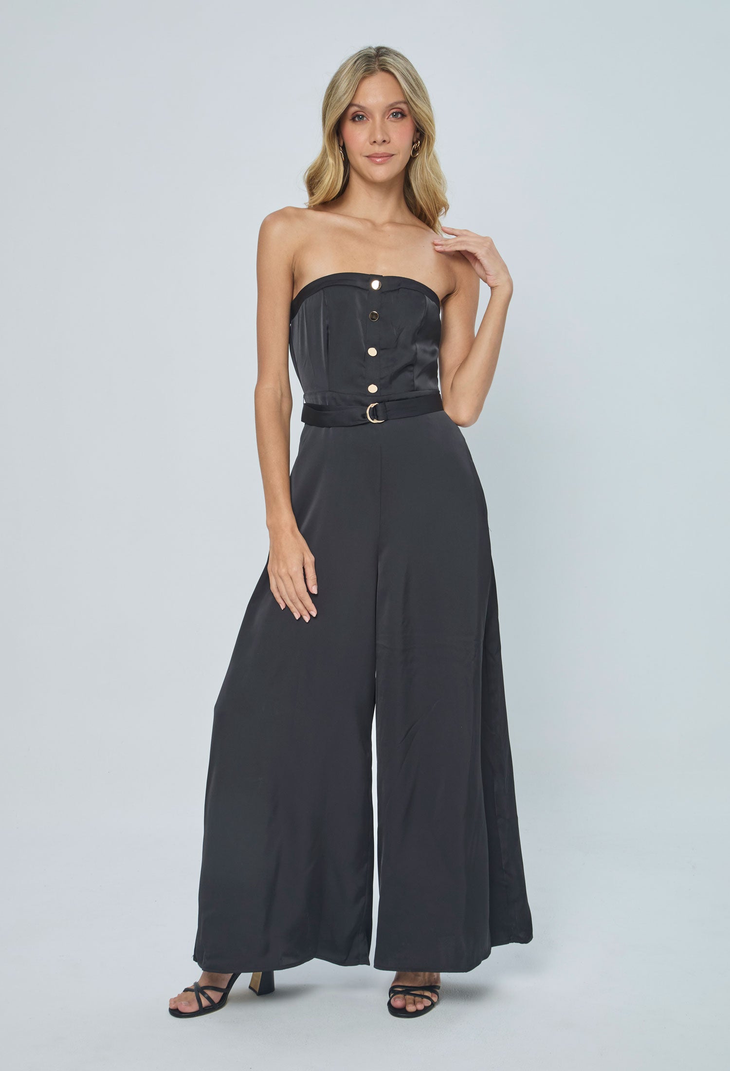 Enterizo Strapless Negro - SALE