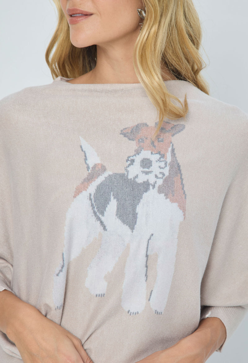 Blusa Dog Print vista 2 - BYBLA Colombia