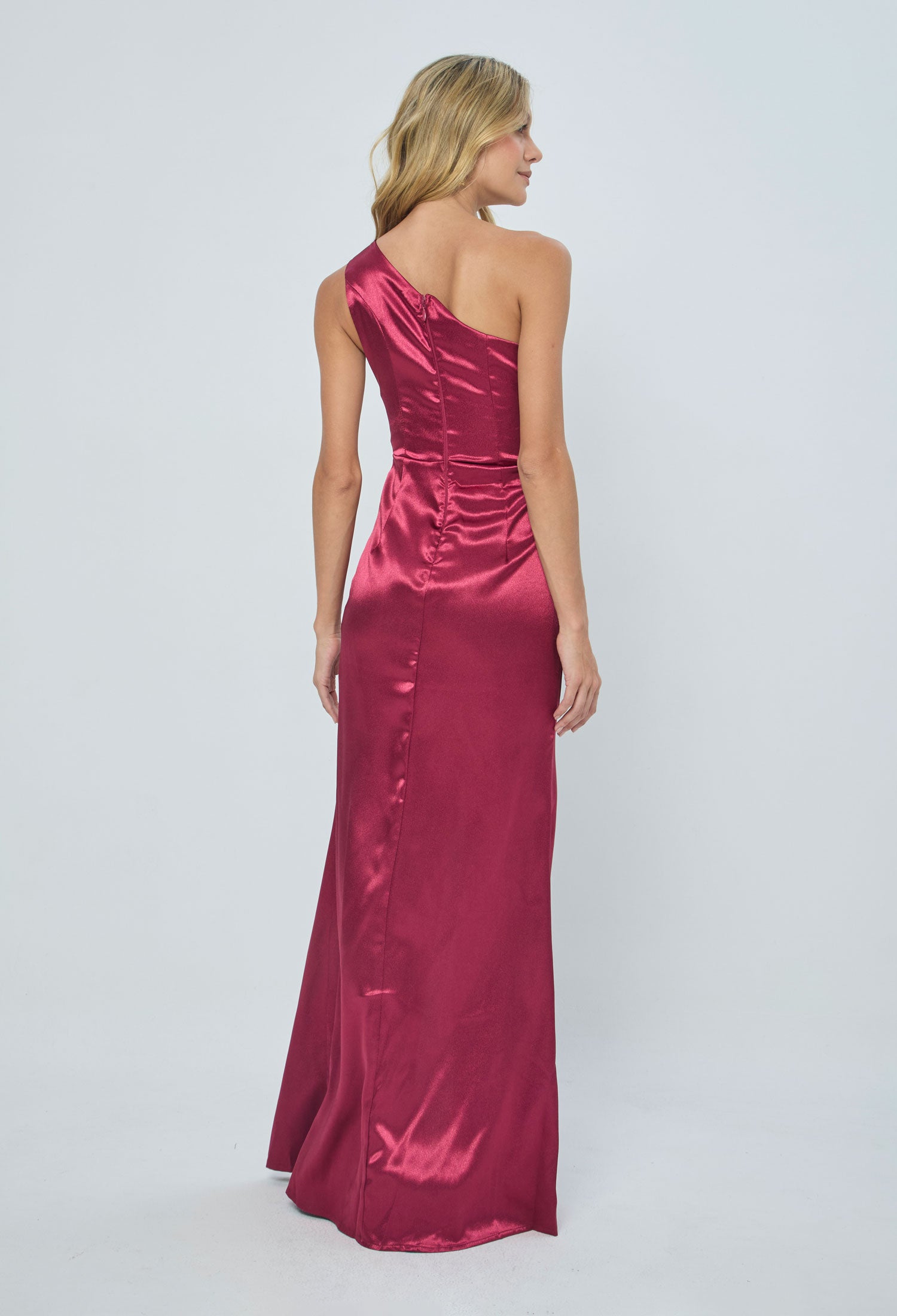 Vestido Largo Drapeado