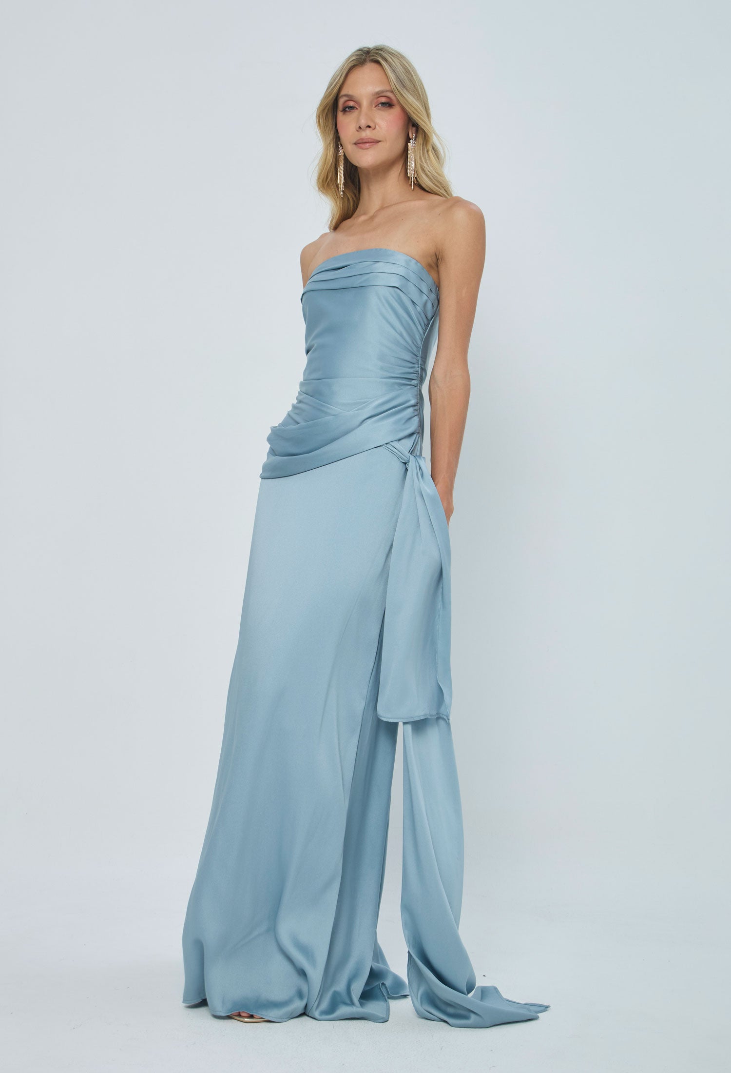 Vestido Largo Satín - SALE