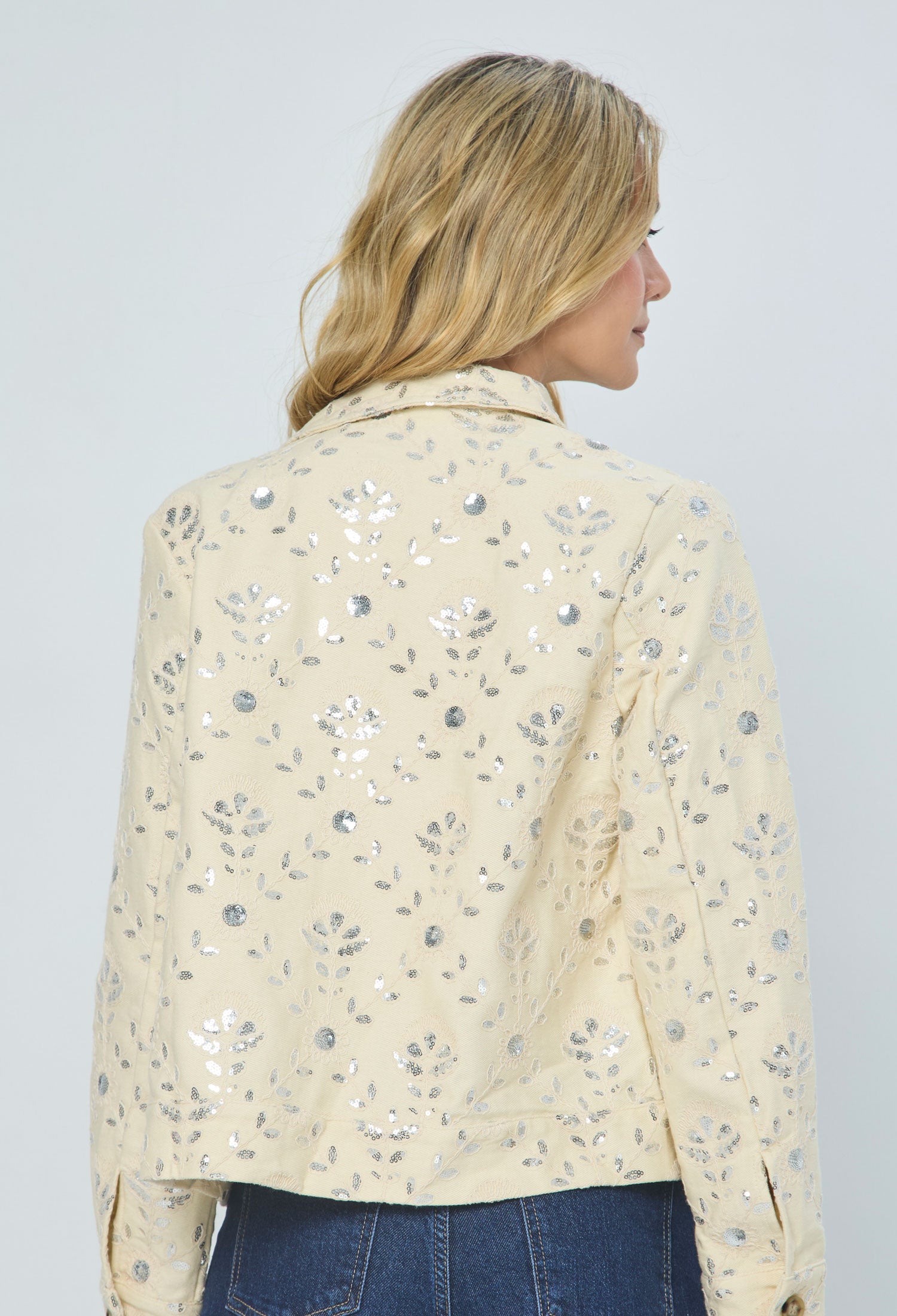 Chaqueta Bordada Lentejuelas