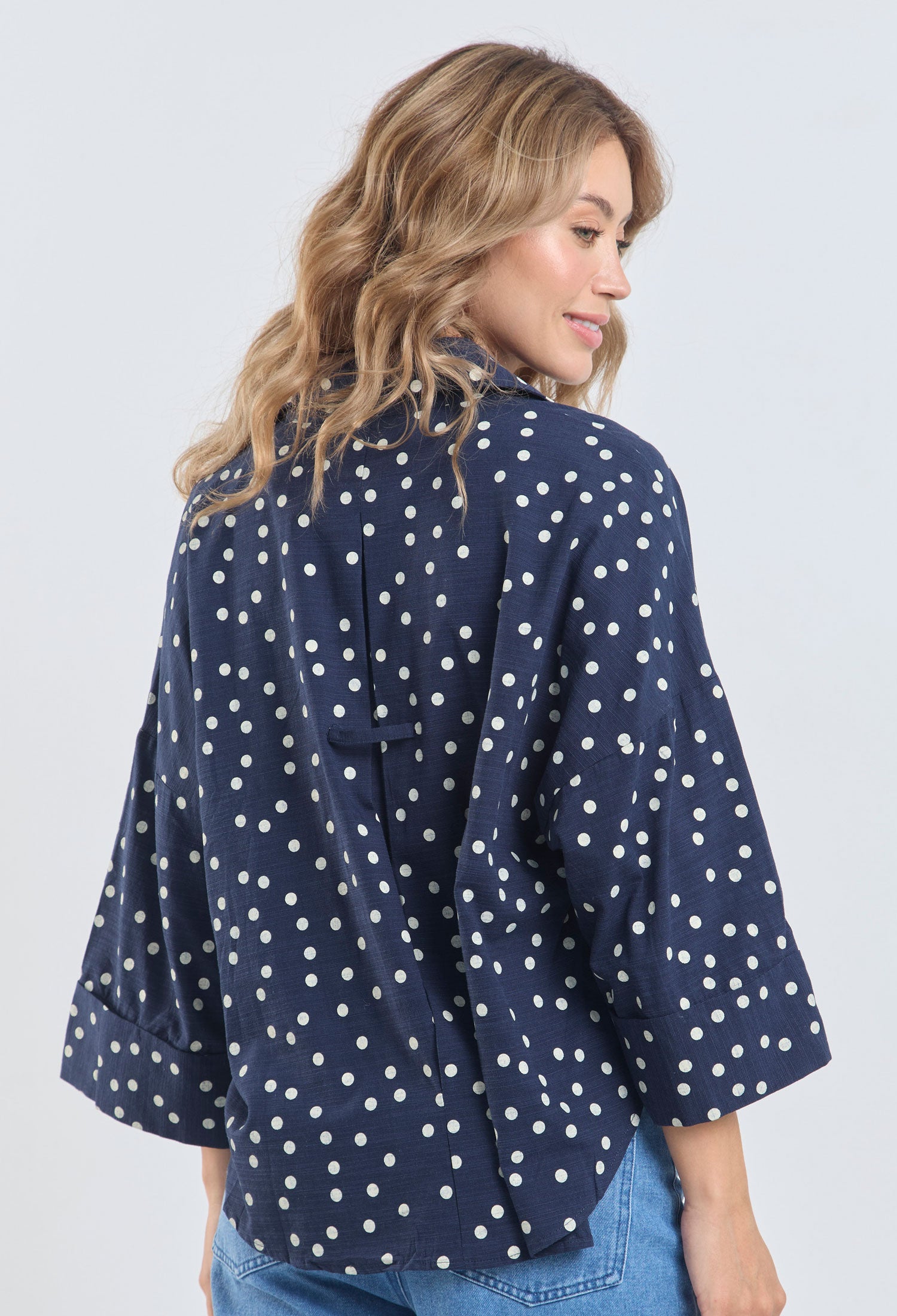 Blusa Oversize Polka Dots