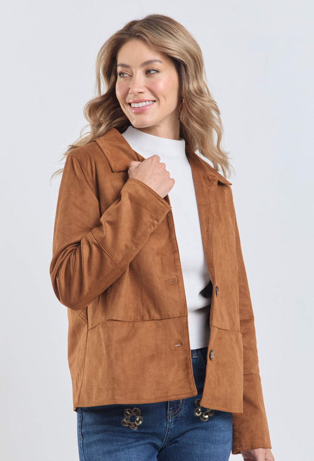 Chaqueta Gamuza - BYBLA Colombia