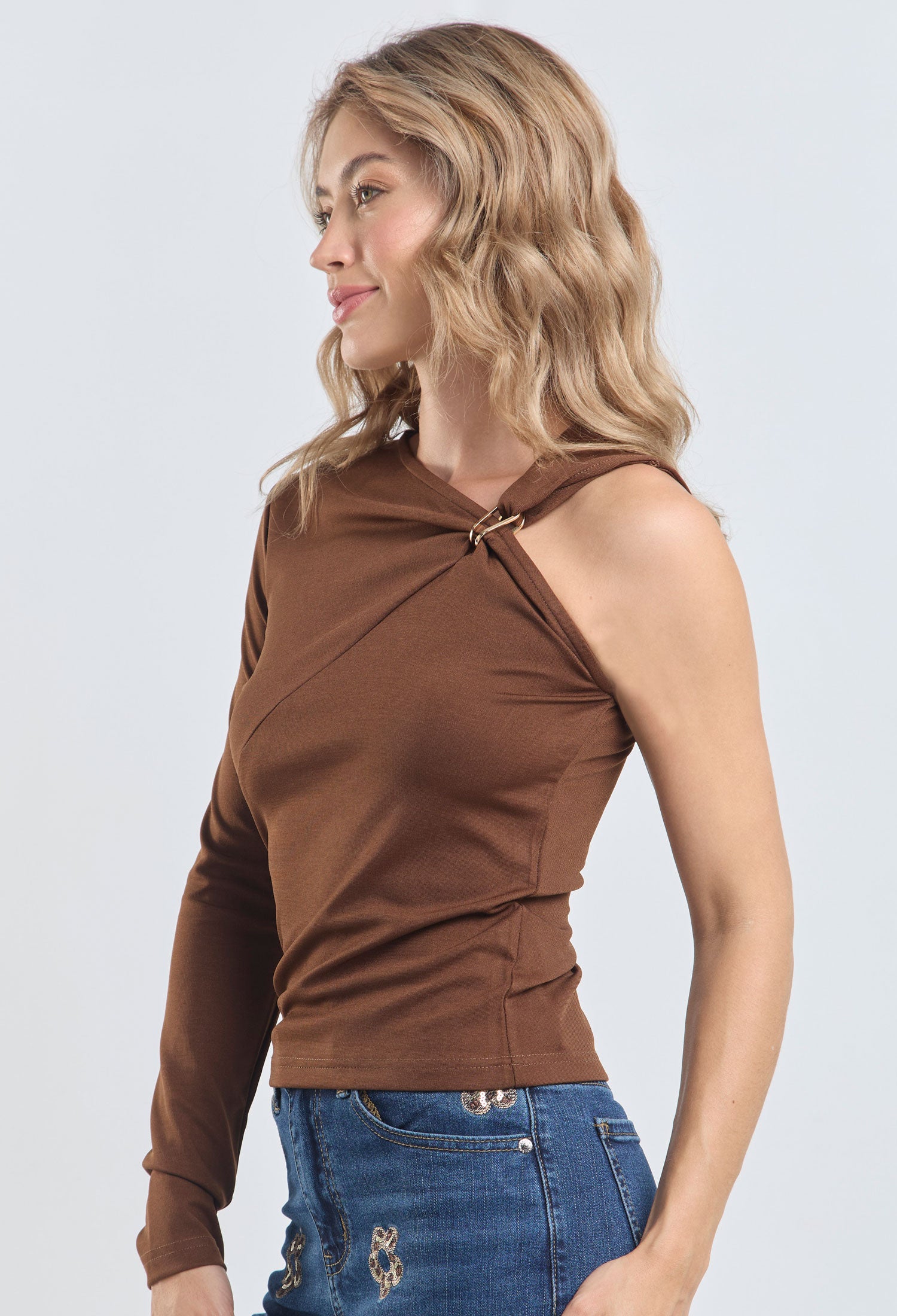 Blusa Asimétrica Argolla - SALE