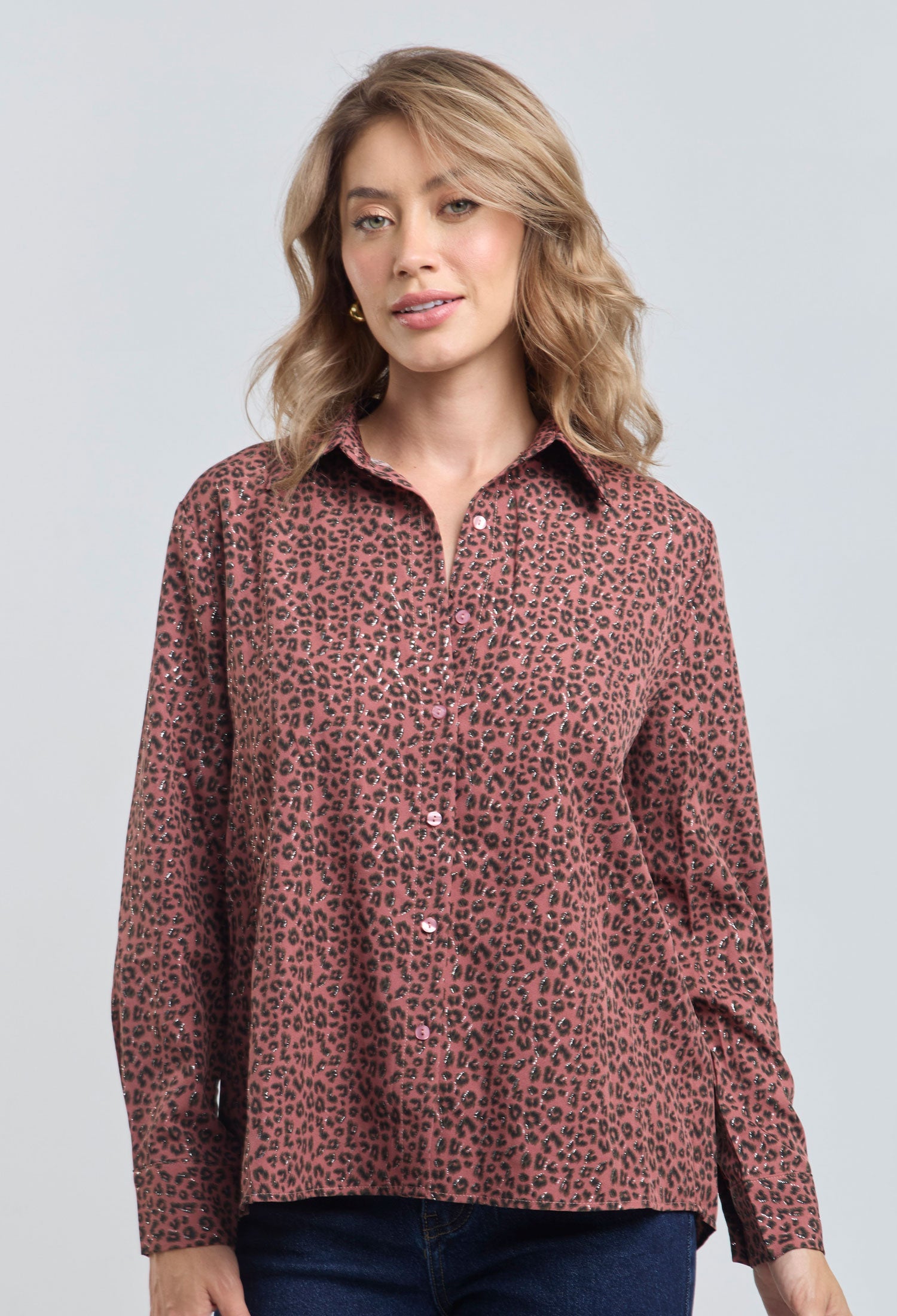 Camisa Animal print Metalizado - SALE