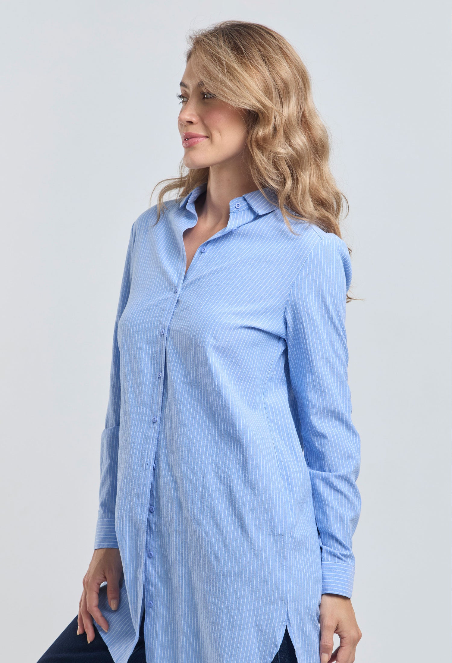 Blusón Rayas Larga - SALE