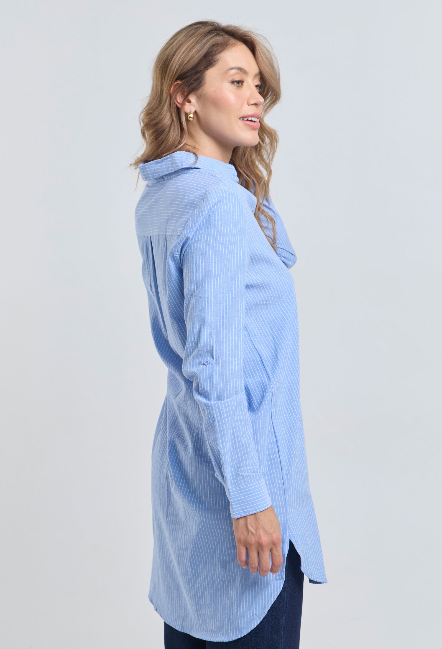 Blusón Rayas Larga - SALE