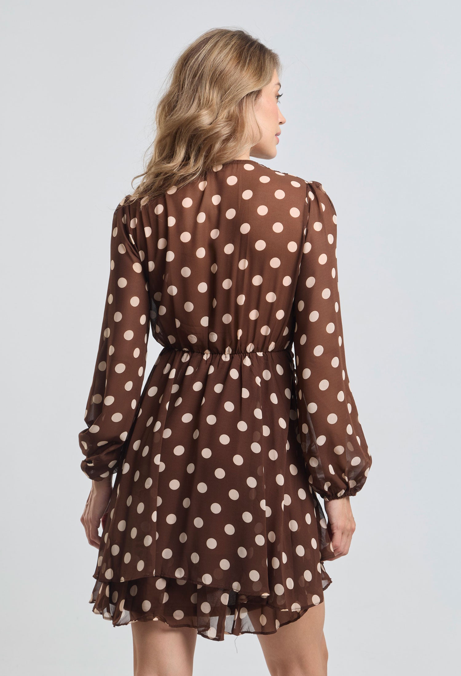 Vestido Corto Polka-Dot