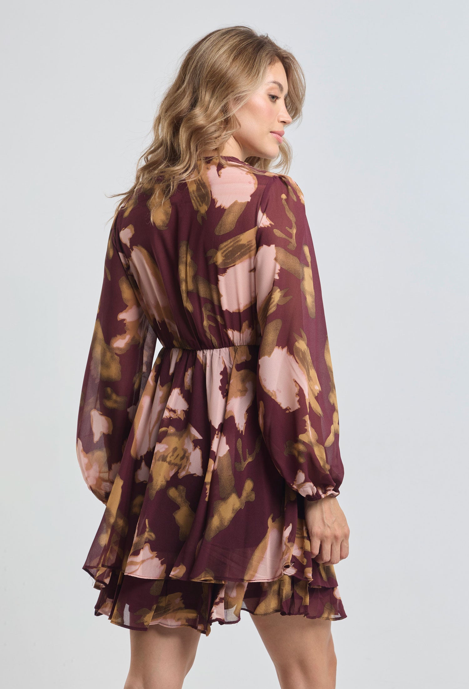 Vestido Corto Estampado