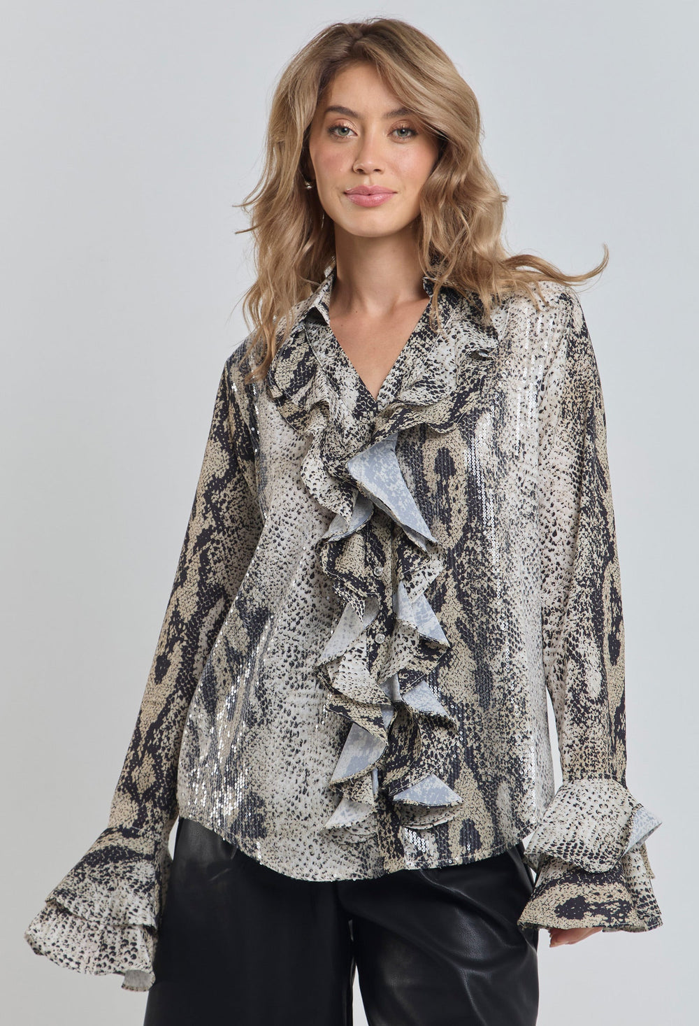Camisa Animal Print - Outlet BYBLA Colombia