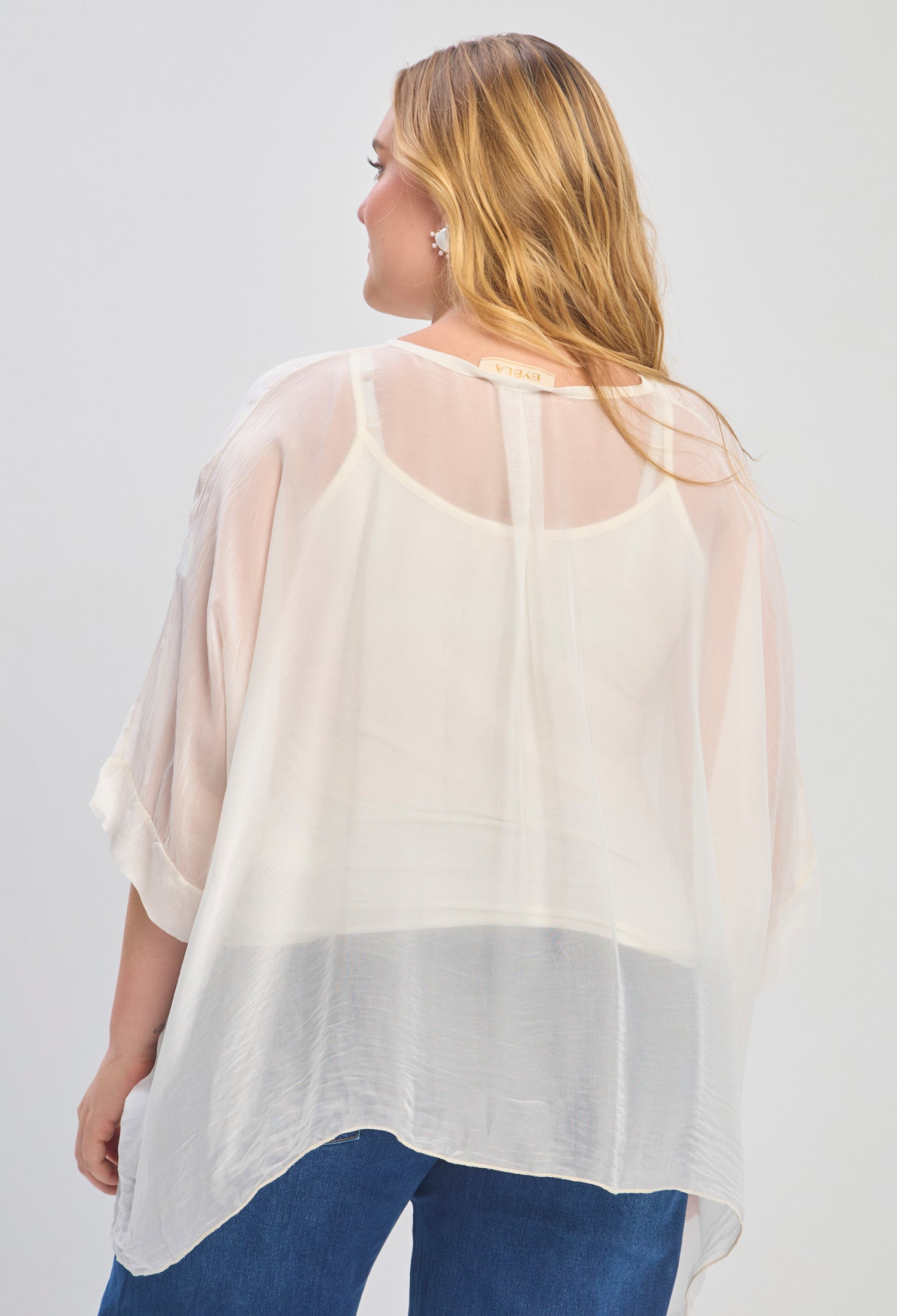 Blusa Seda Transparente
