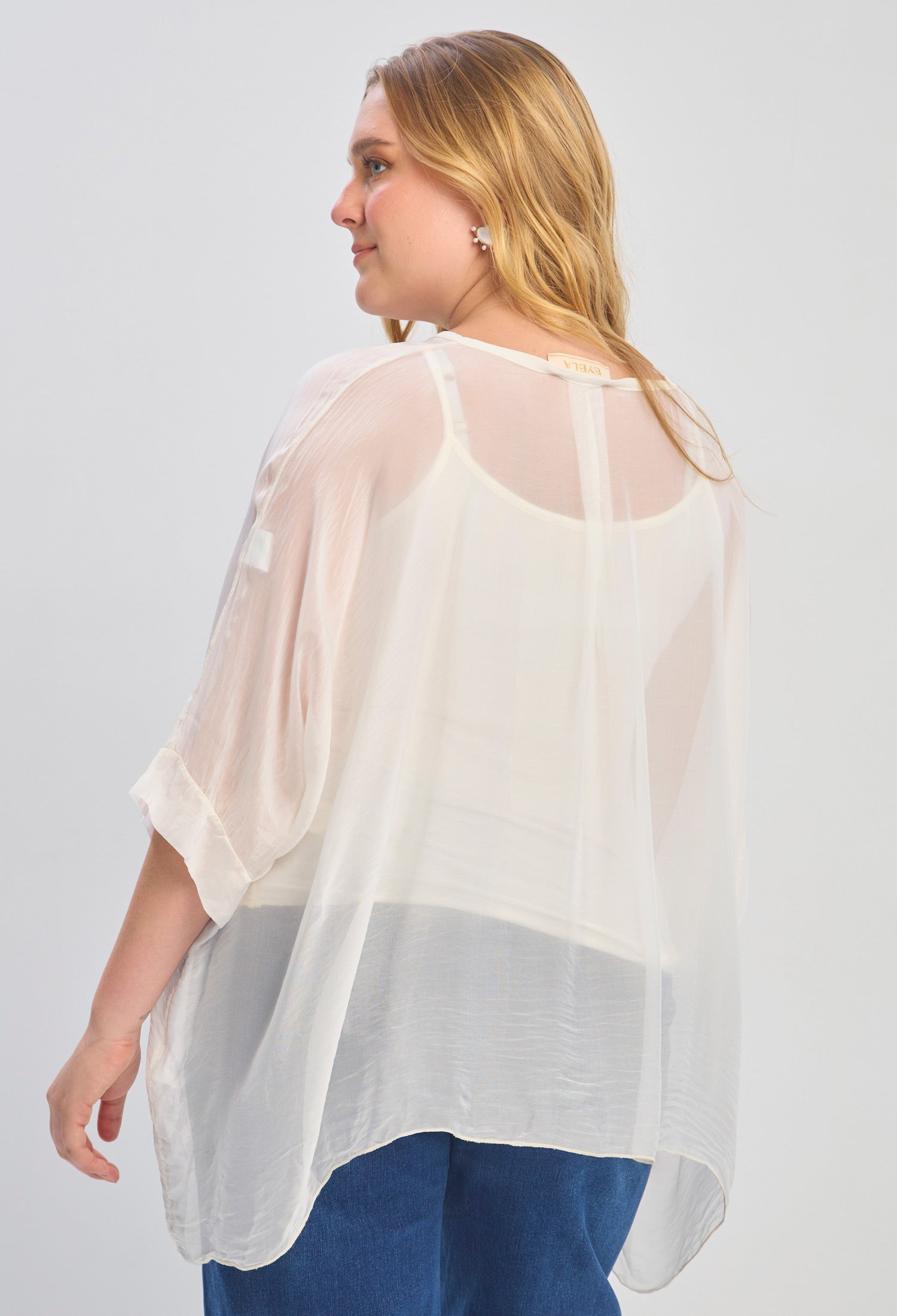 Blusa Seda Transparente