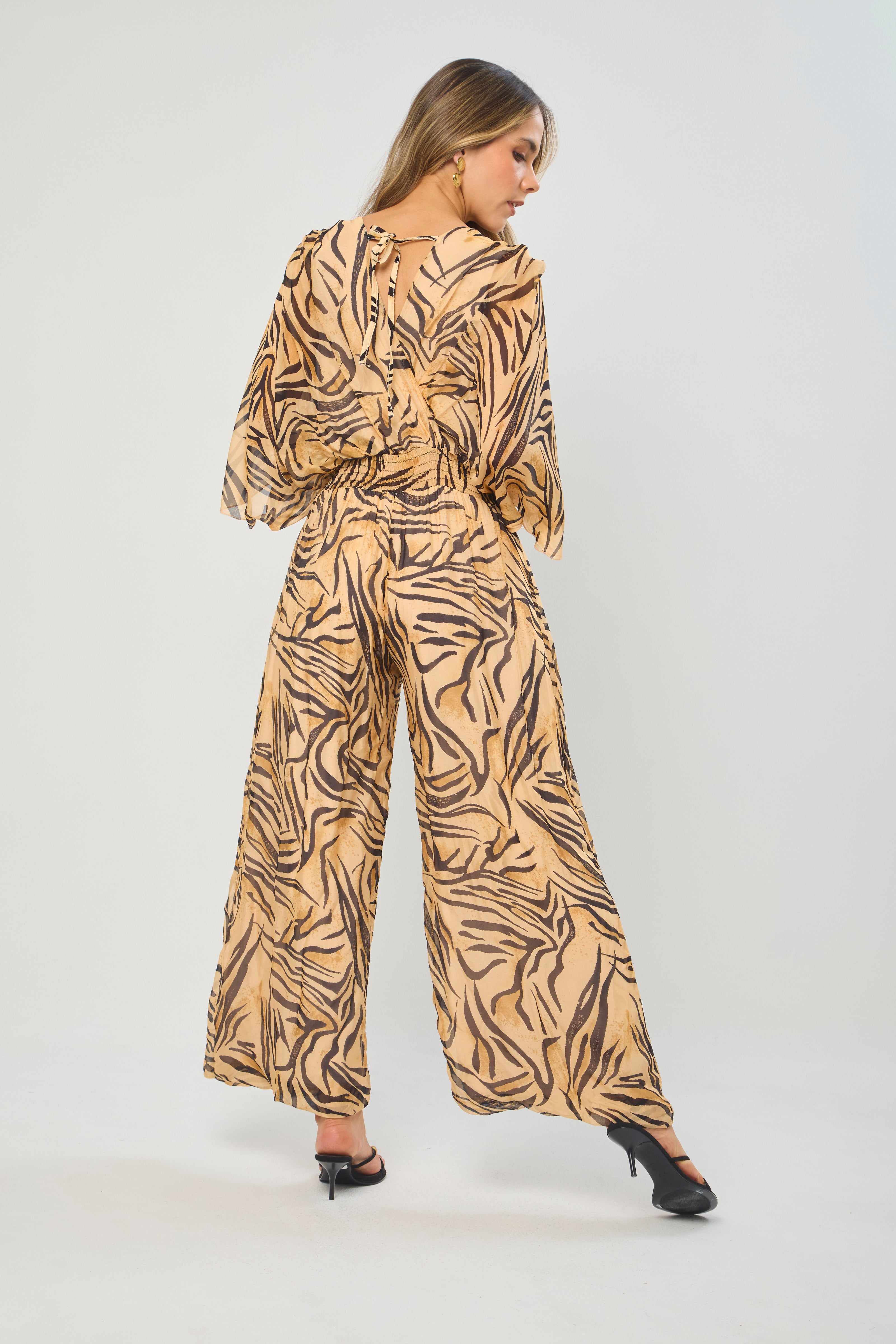 Enterizo Animal Print Tigre vista 3 - Outlet BYBLA Colombia