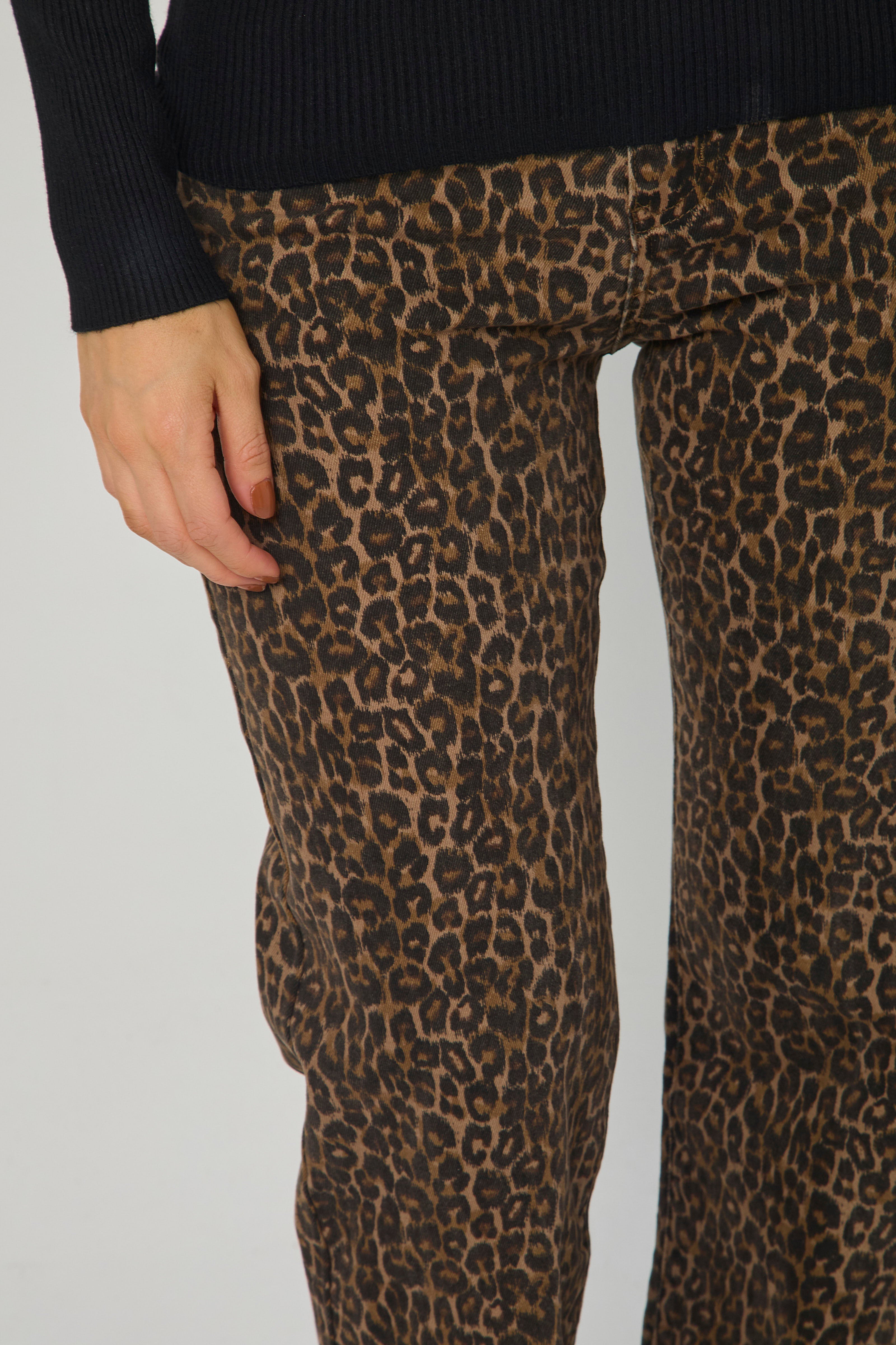 Pantalón Recto Animal Print - SALE