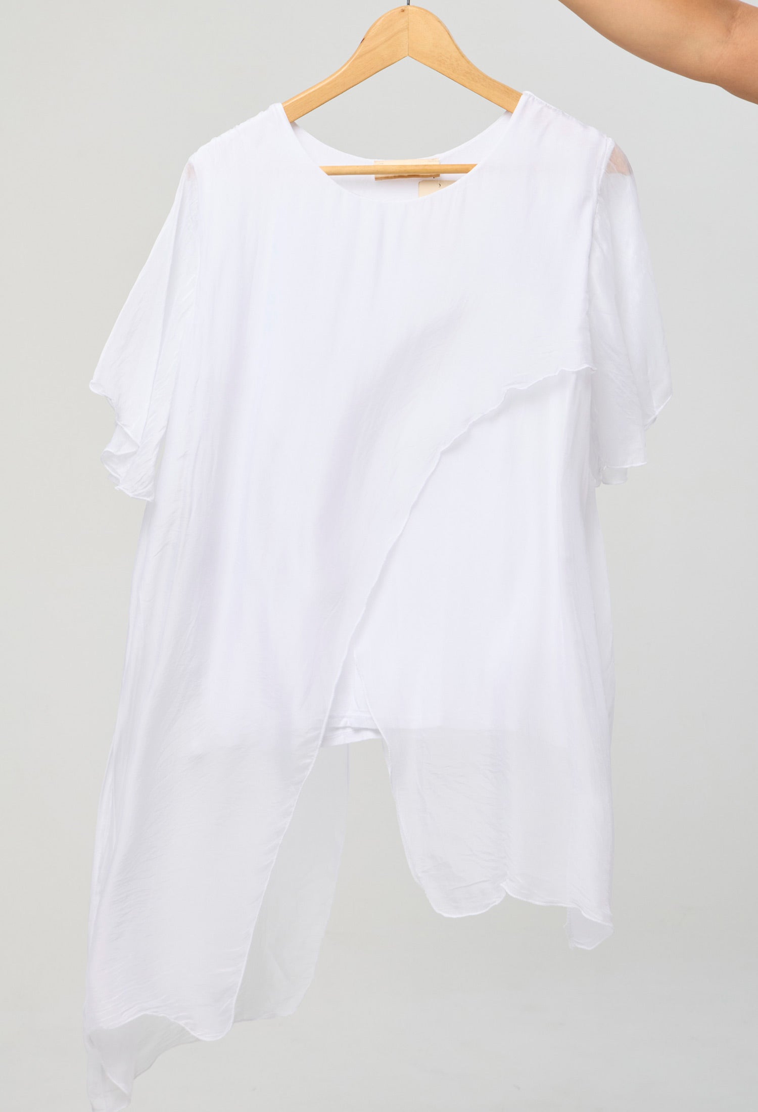 Blusa Seda Asimétrica - SALE