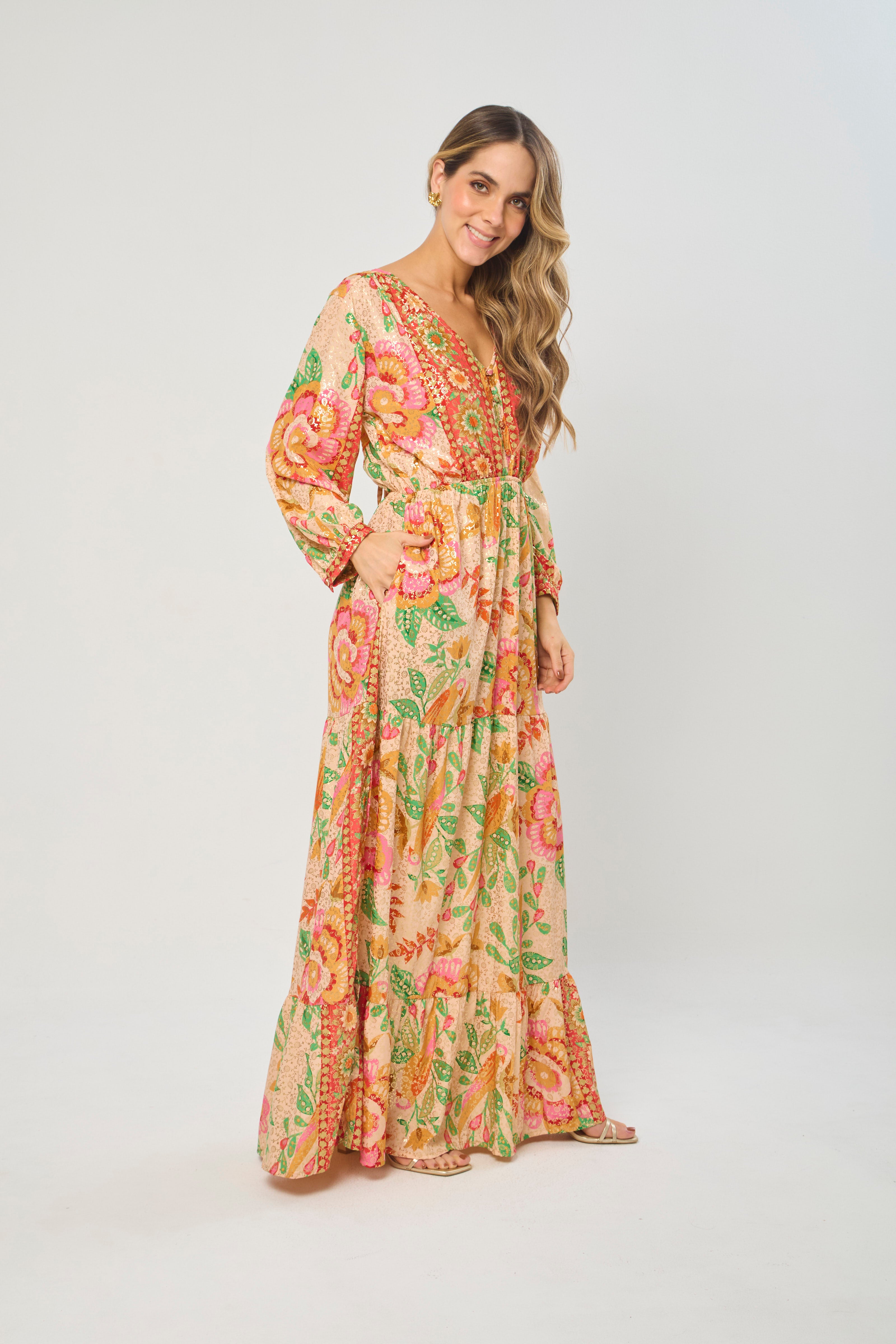 Vestido Largo Brillante - SALE