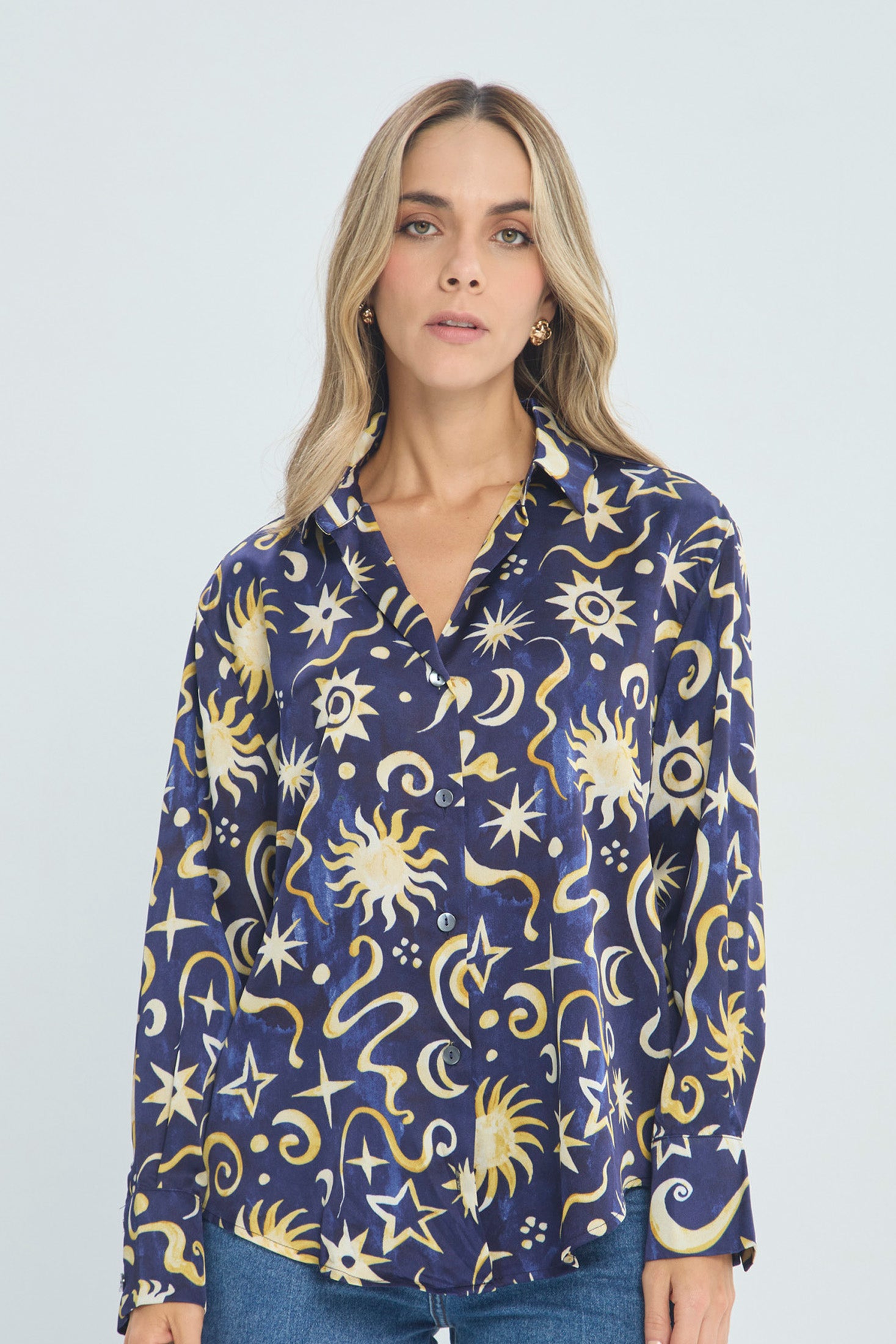 Camisa Satinada - Outlet BYBLA Colombia