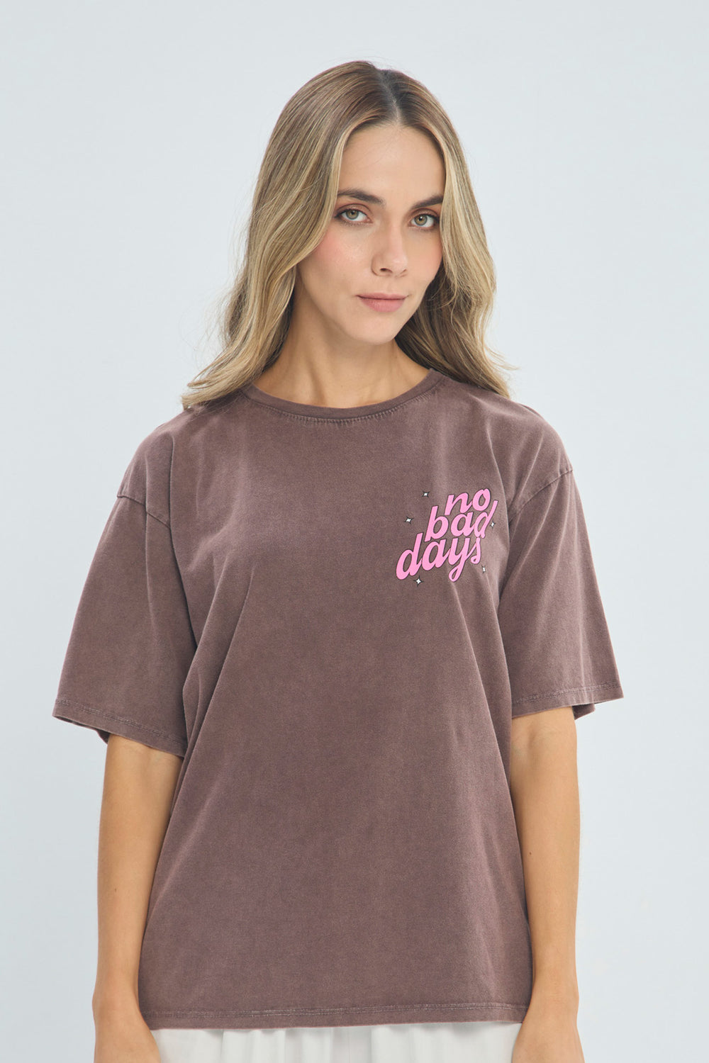 Camiseta Gráfico No Bad Days - Outlet BYBLA Colombia
