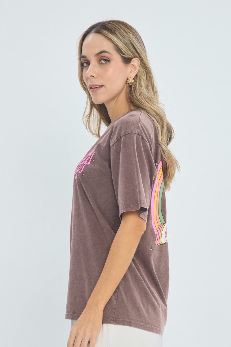 Camiseta Gráfico No Bad Days vista 2 - Outlet BYBLA Colombia