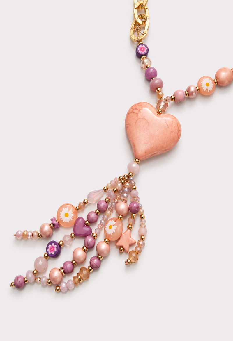Collar Largo Corazón