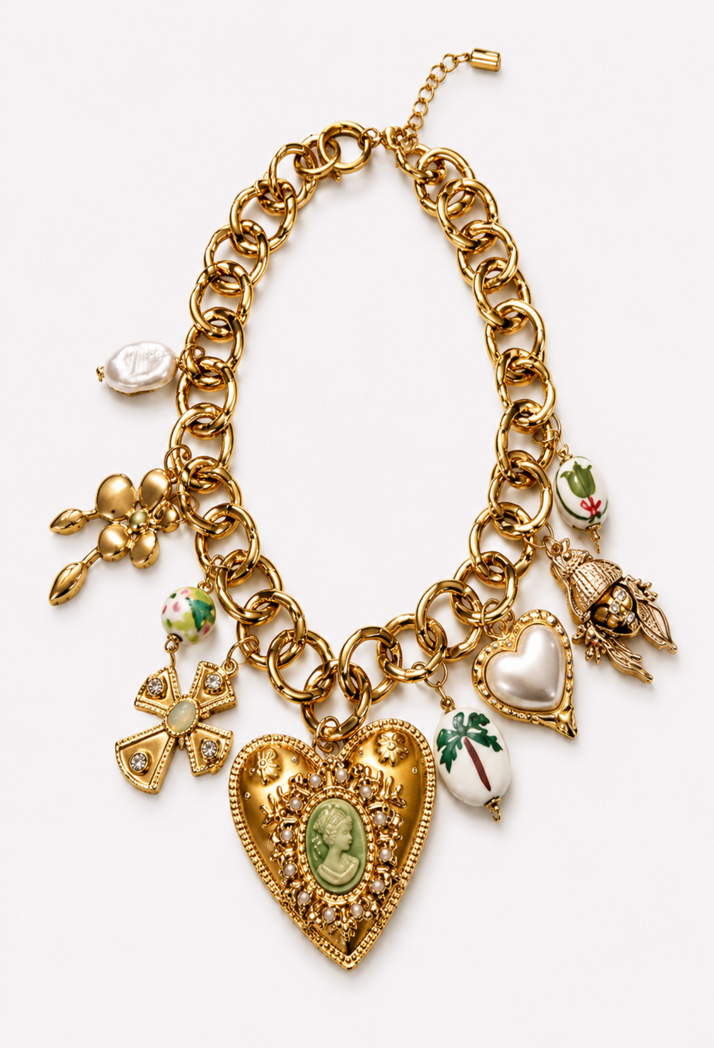 Collar Cadena Gruesa Dorada