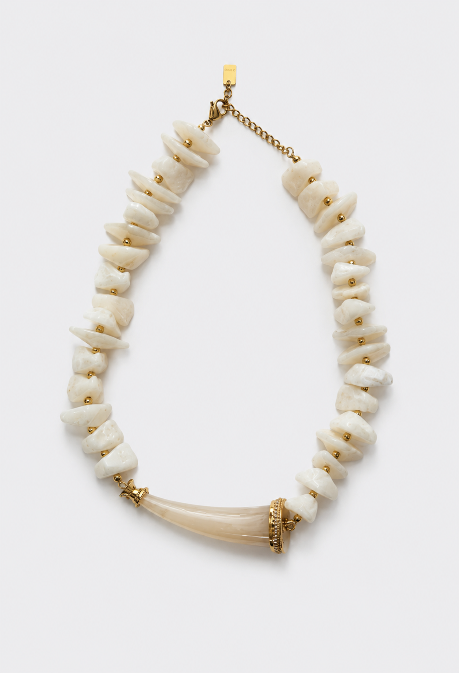 Collar Piedras Colmillo