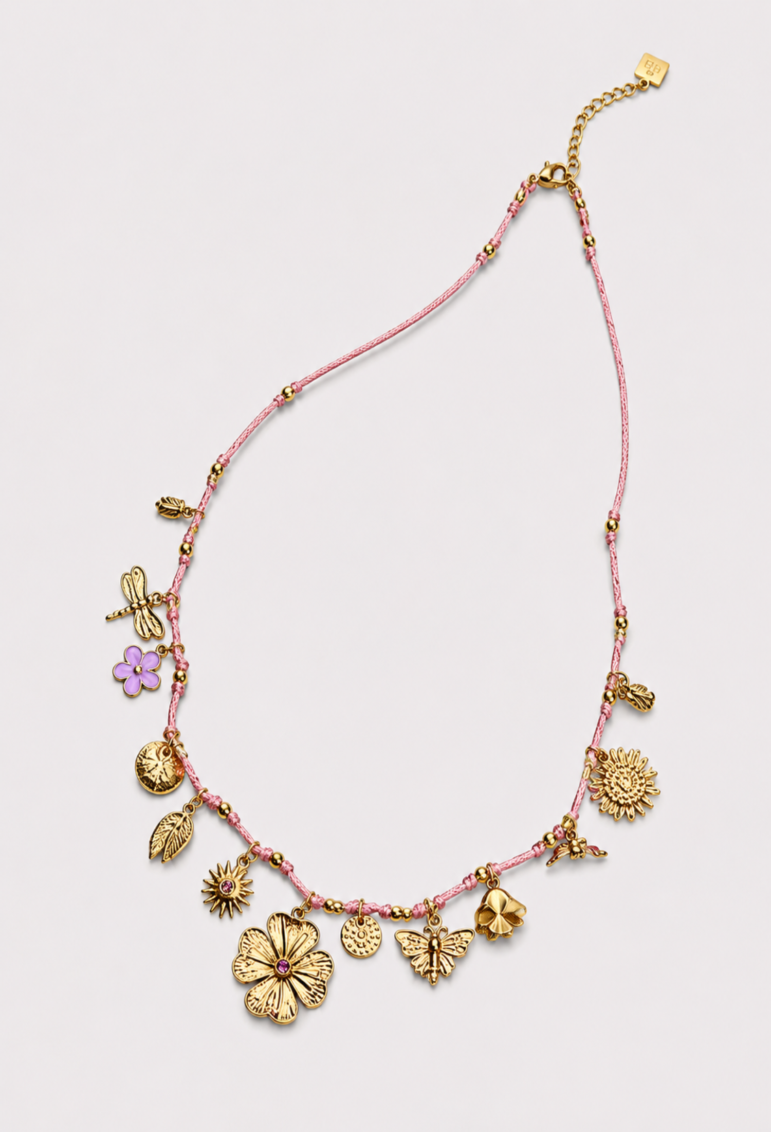 Collar Charms Botánicos