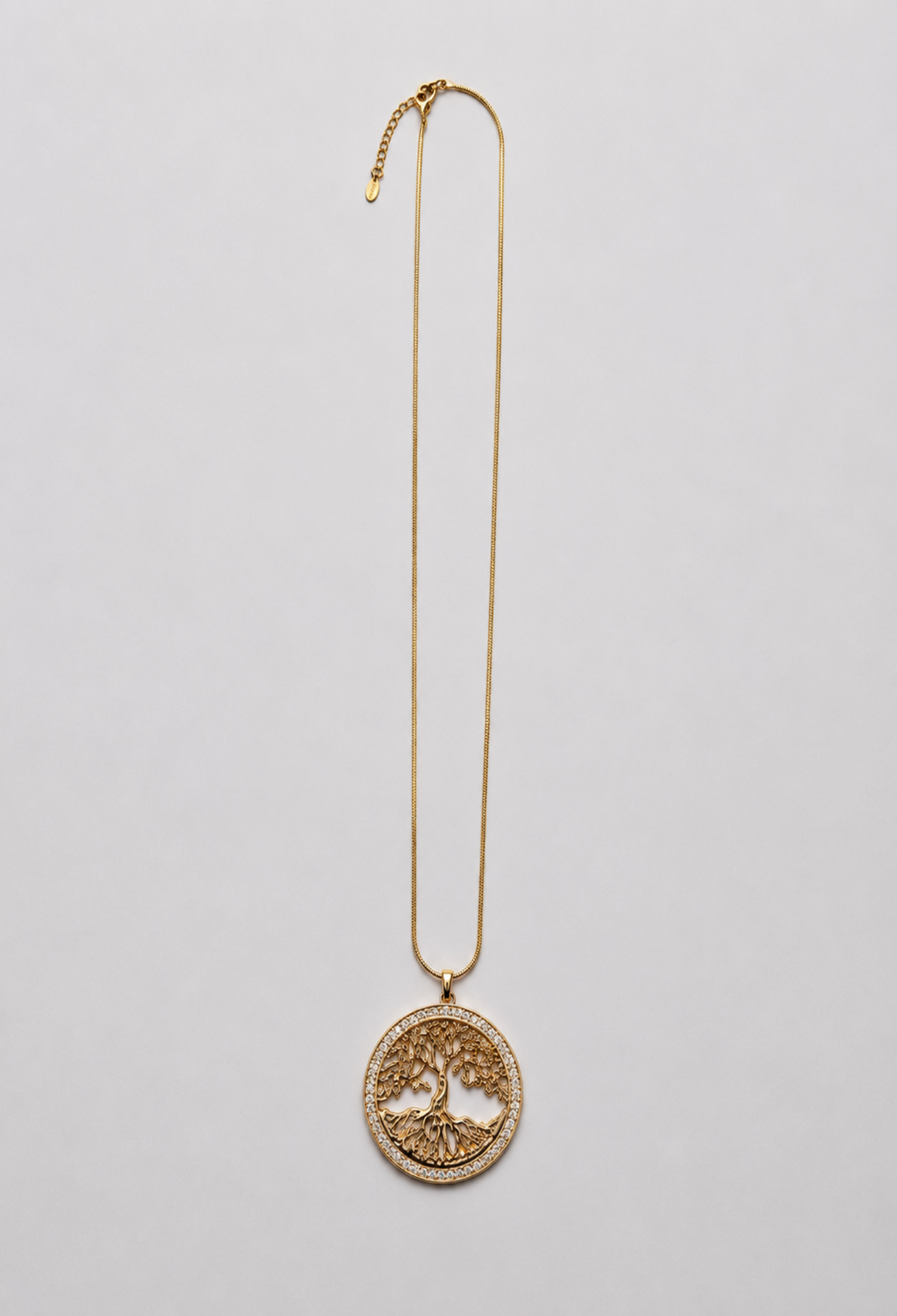 Collar Largo Medallón Árbol de la Vida