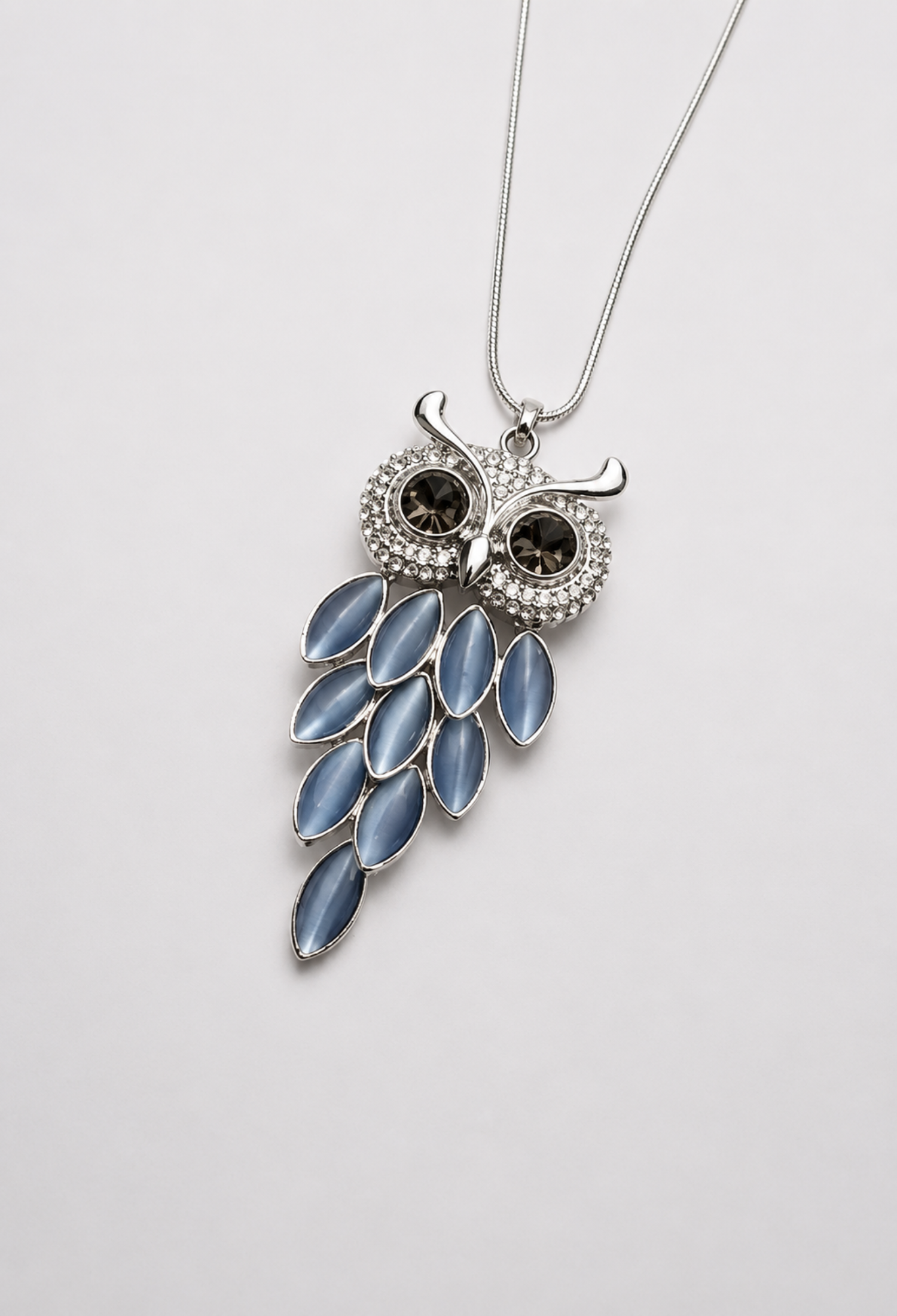 Collar Búho Azul