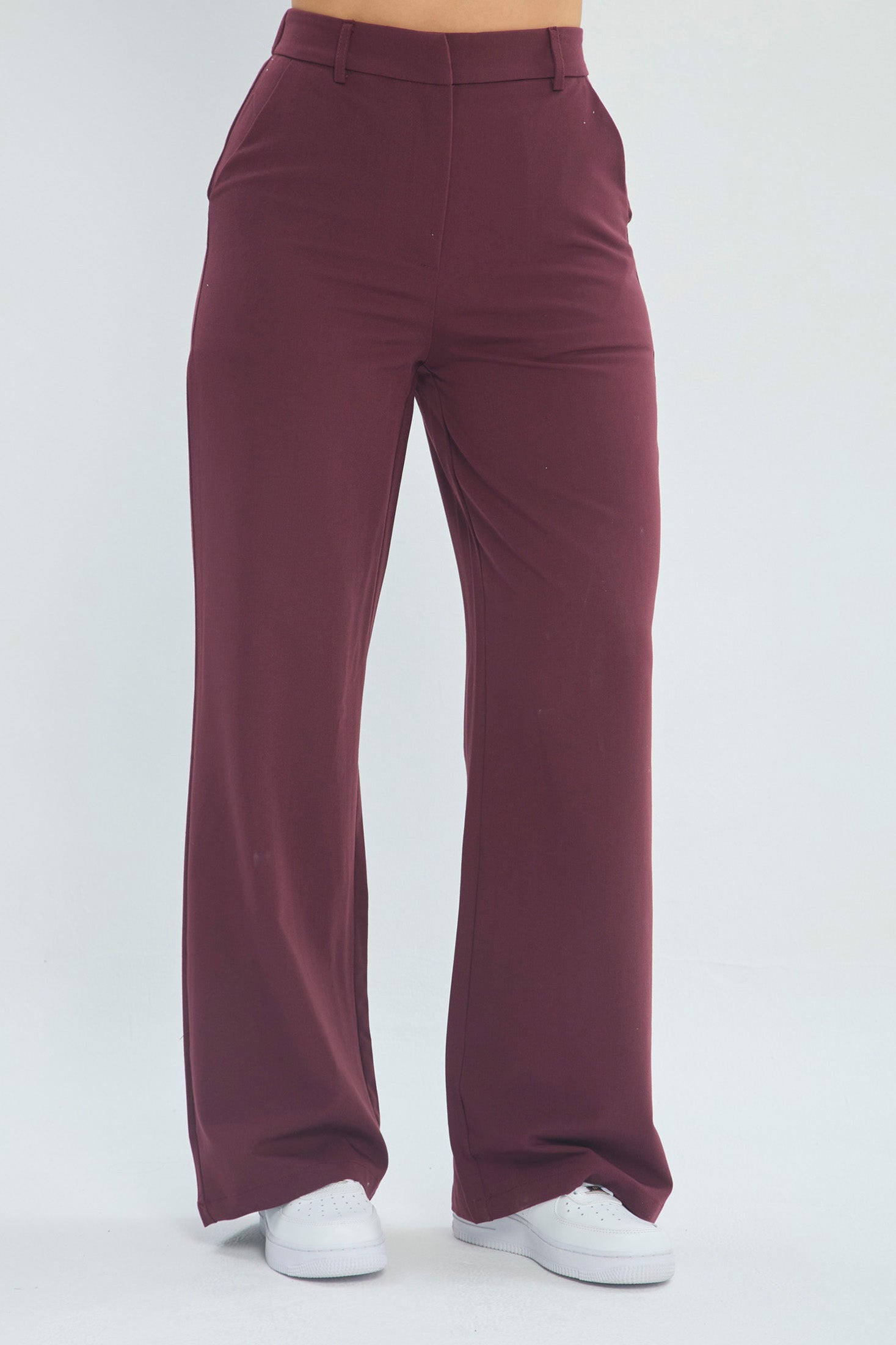 Pantalón Tiro Alto Wide Leg vista 2 - Outlet BYBLA Colombia