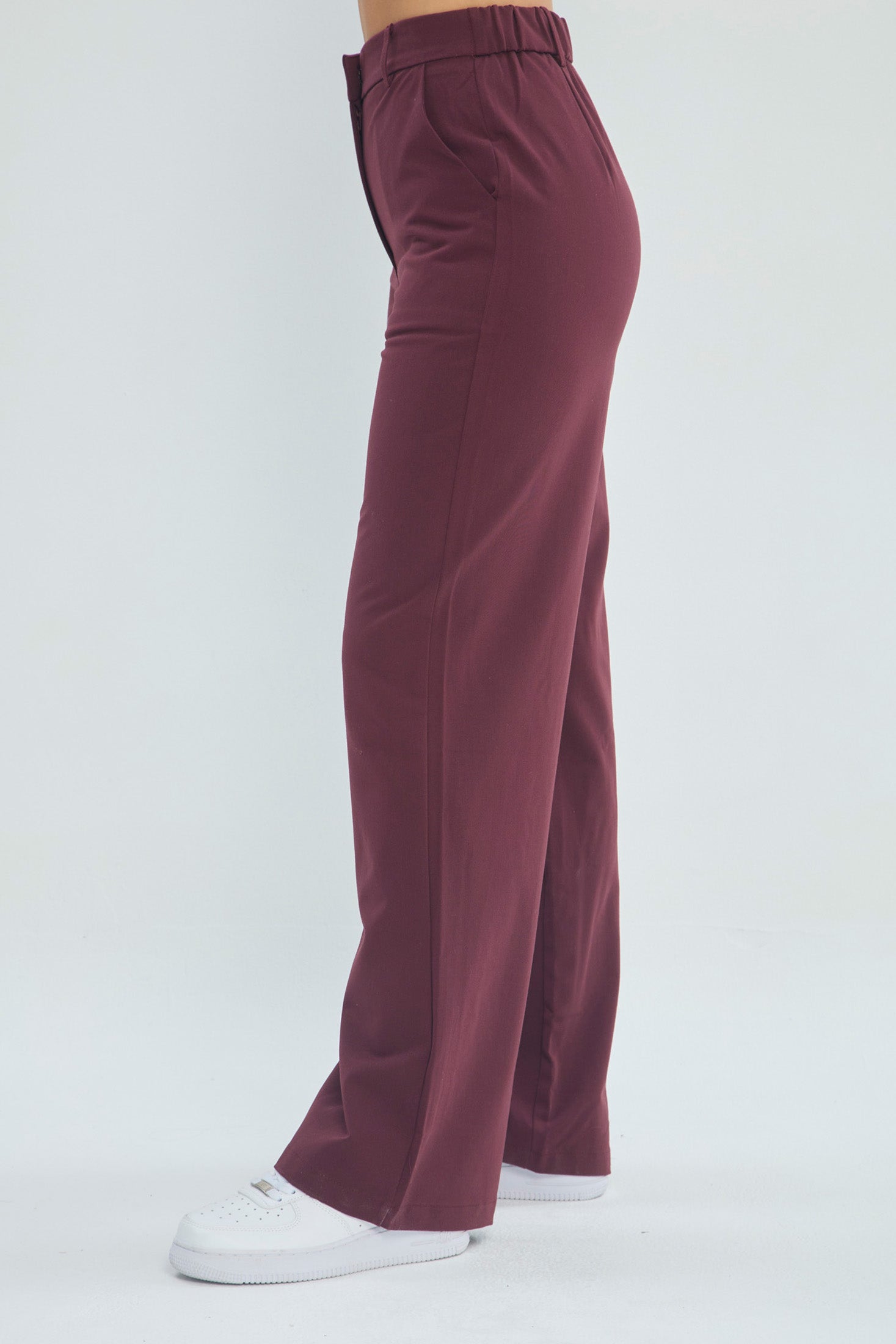 Pantalón Tiro Alto Wide Leg vista 3 - Outlet BYBLA Colombia