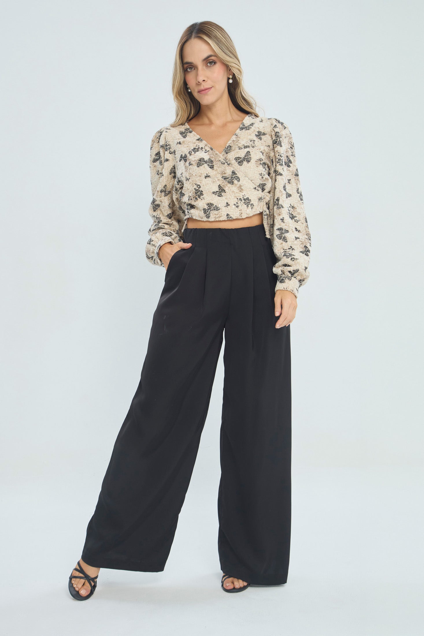 Pantalón Wide Leg - Outlet BYBLA Colombia