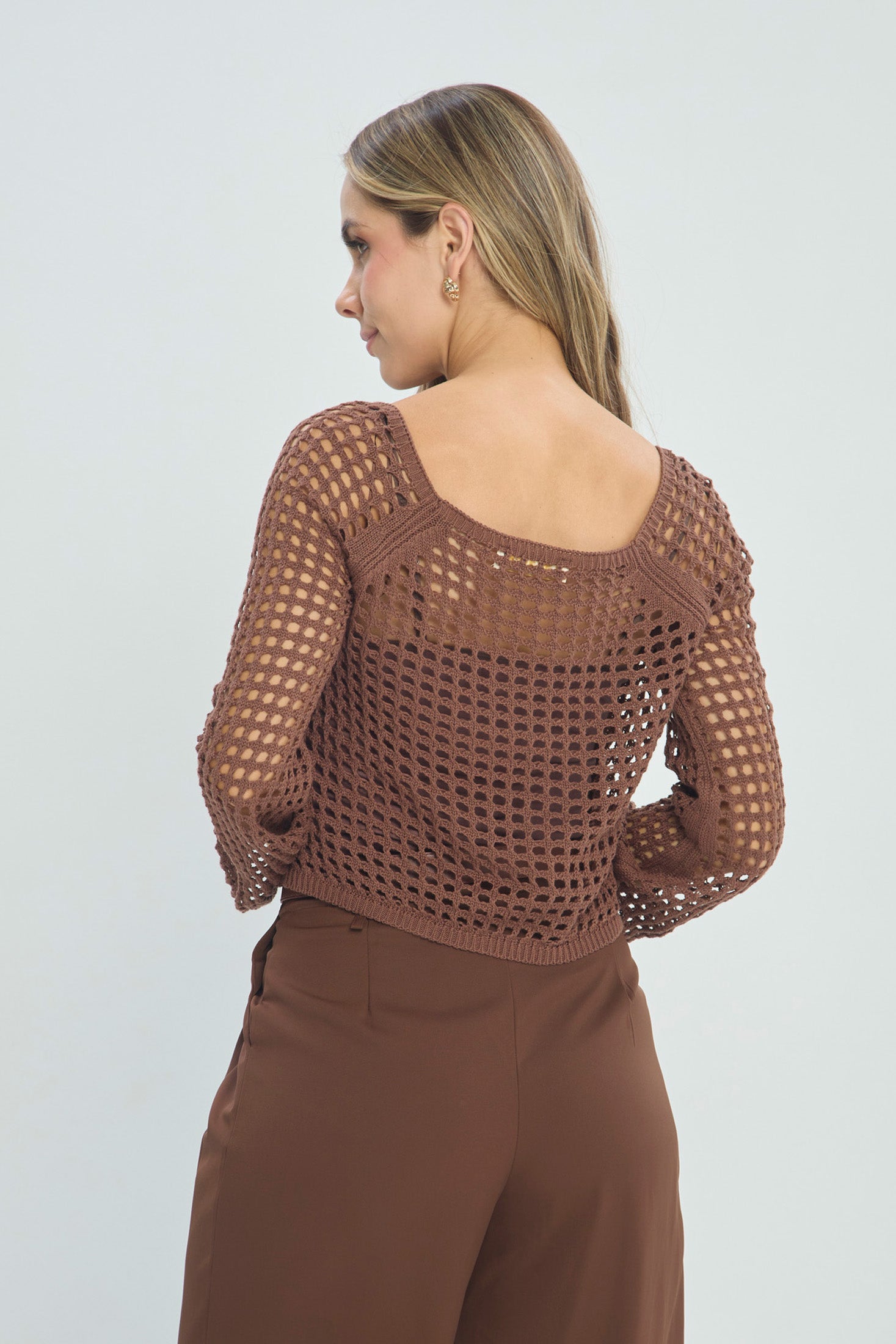 Top Tejido con Trenzas vista 3 - Outlet BYBLA Colombia