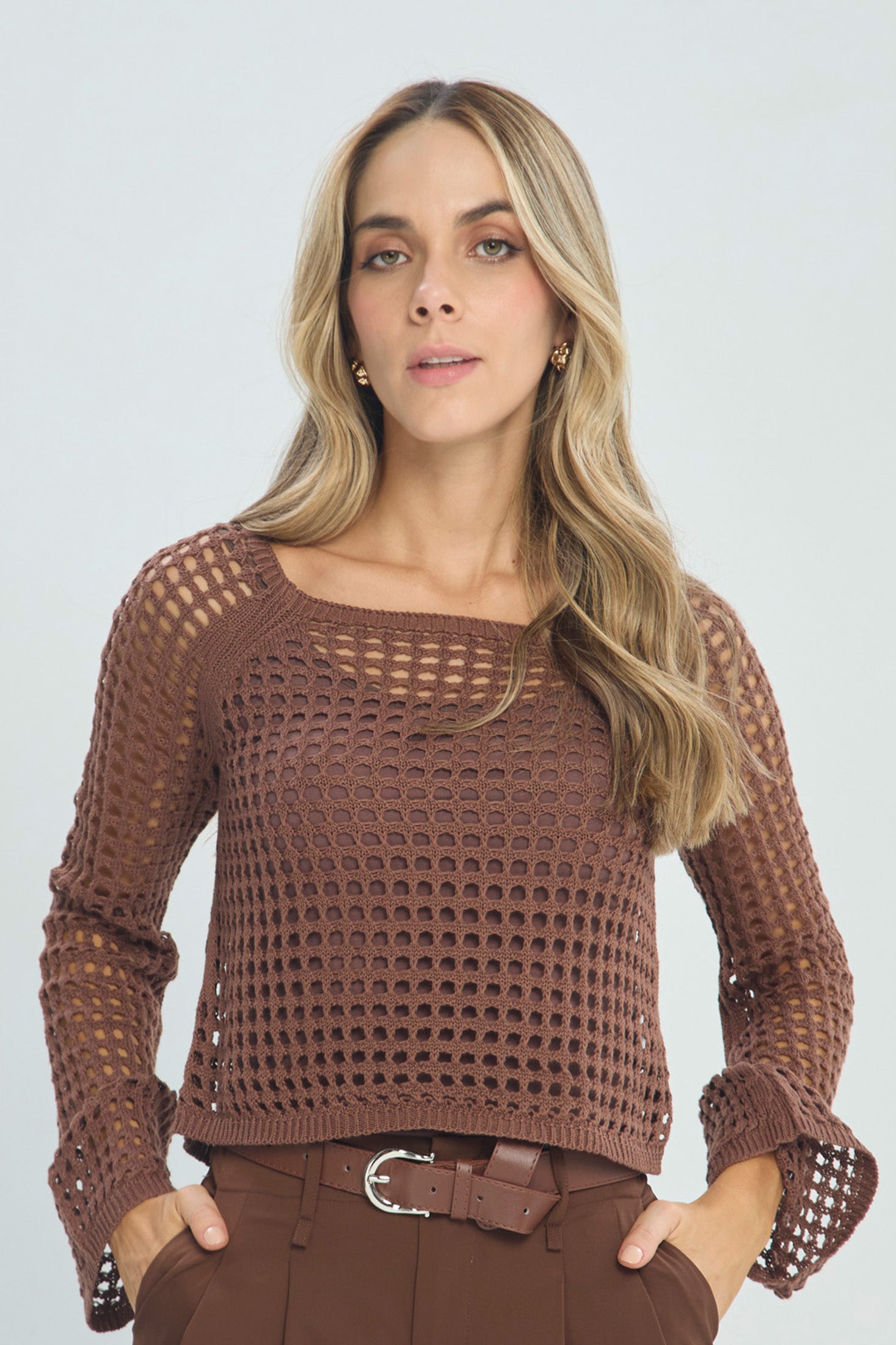 Top Tejido con Trenzas - Outlet BYBLA Colombia