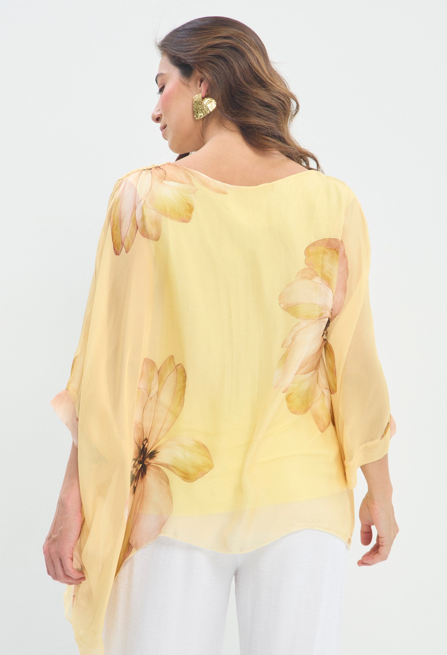 Blusa Estampado Floral amarillo pastel BYBLA - vista 4