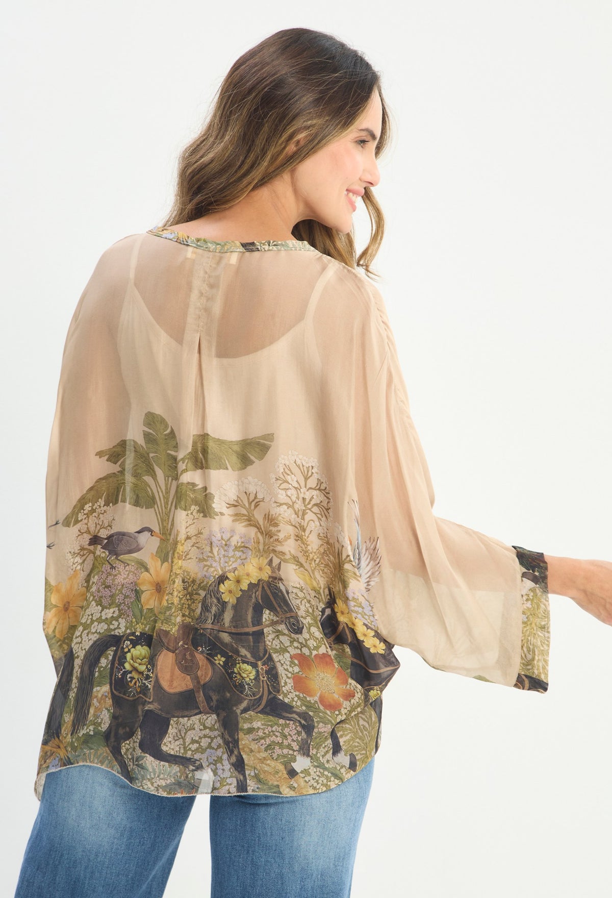 Blusa Manga 3/4 Marrón - BYBLA outlet - vista 4
