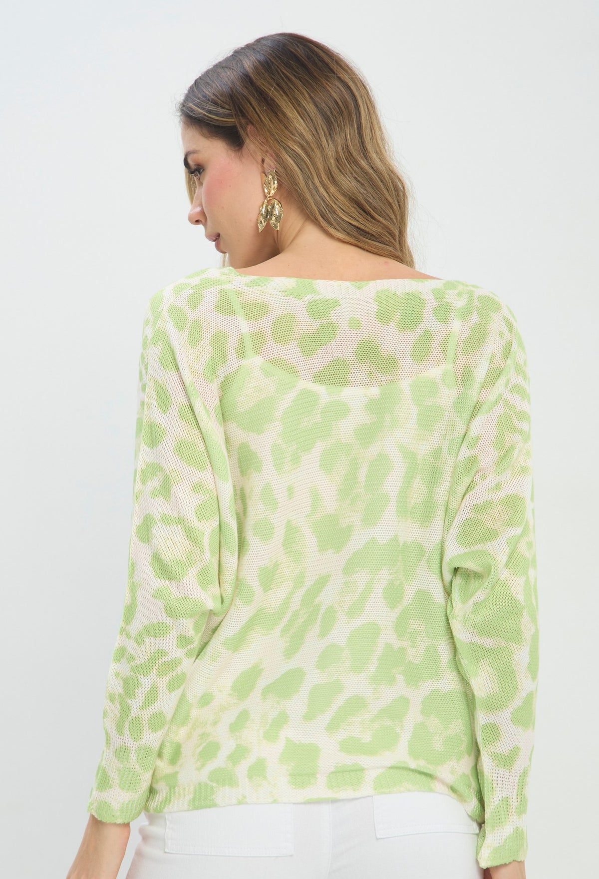 Buzo Estampado Lentejuelas verde BYBLA Colombia - vista 3