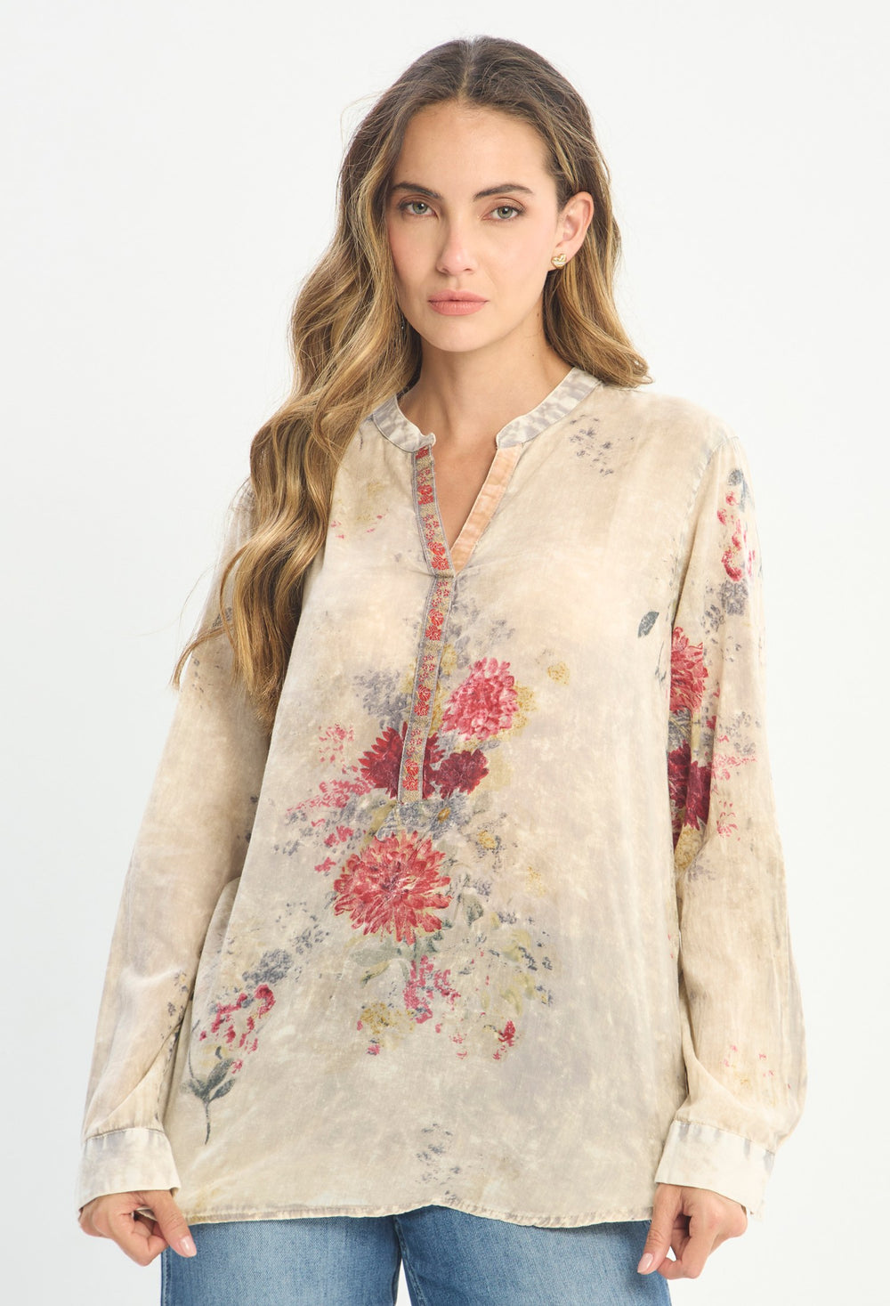 Blusa Manga Larga Multicolor - BYBLA outlet