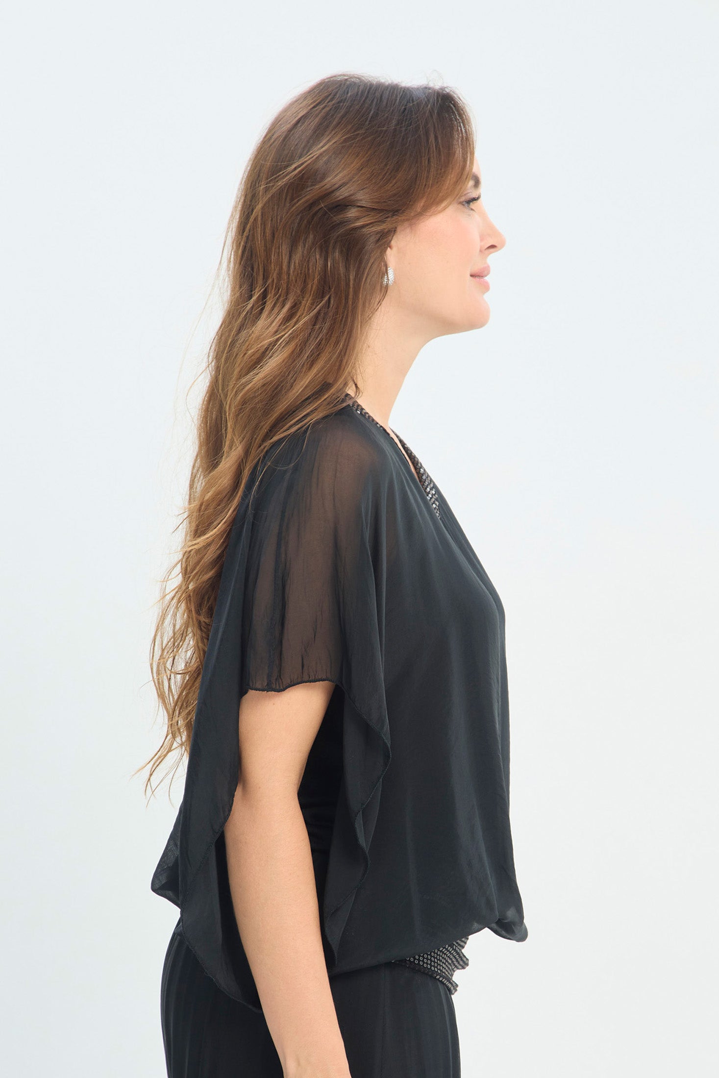Blusa en Seda con Lentejuelas NEW vista 5 - BYBLA Colombia