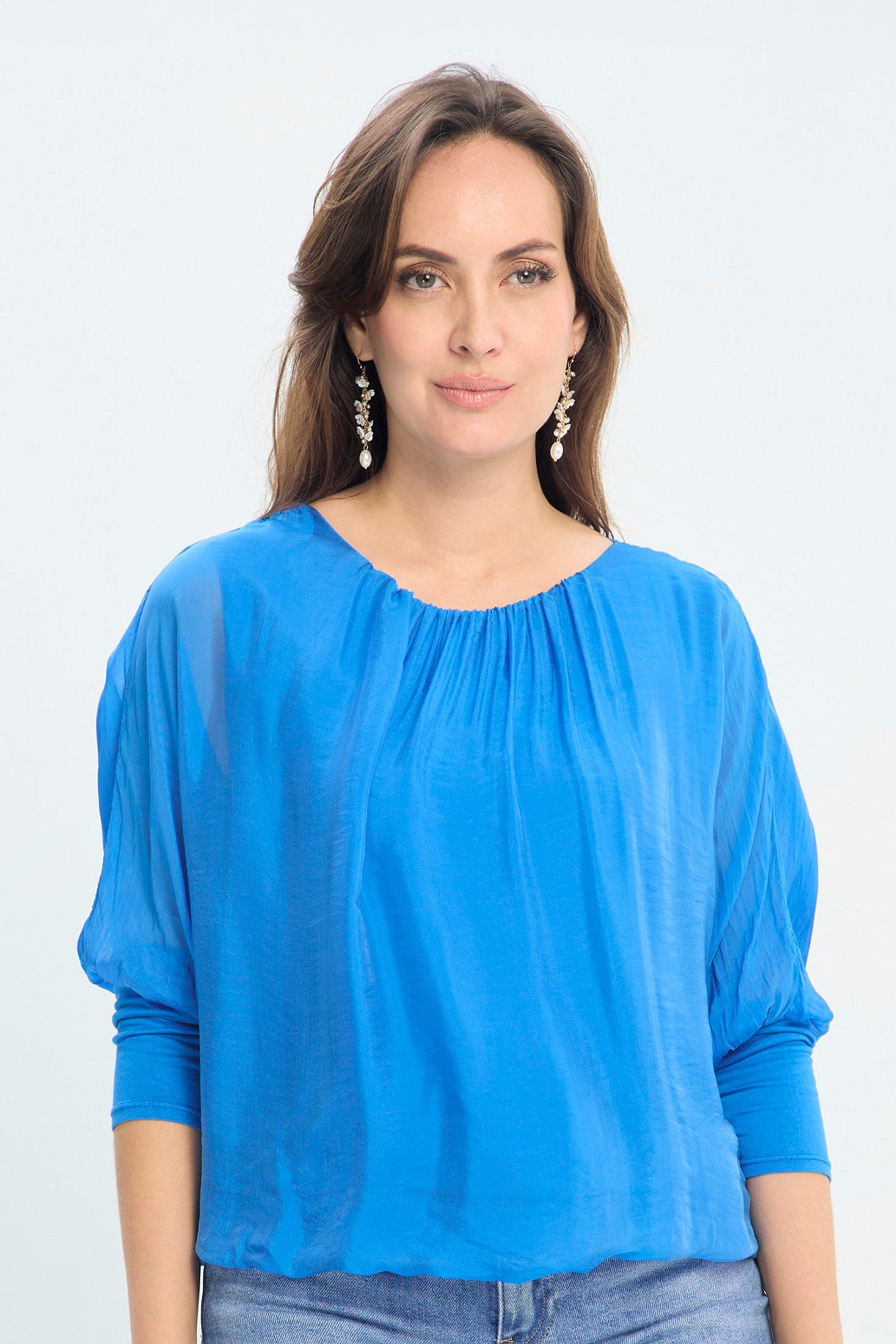 Blusa en Seda Fajón NEW