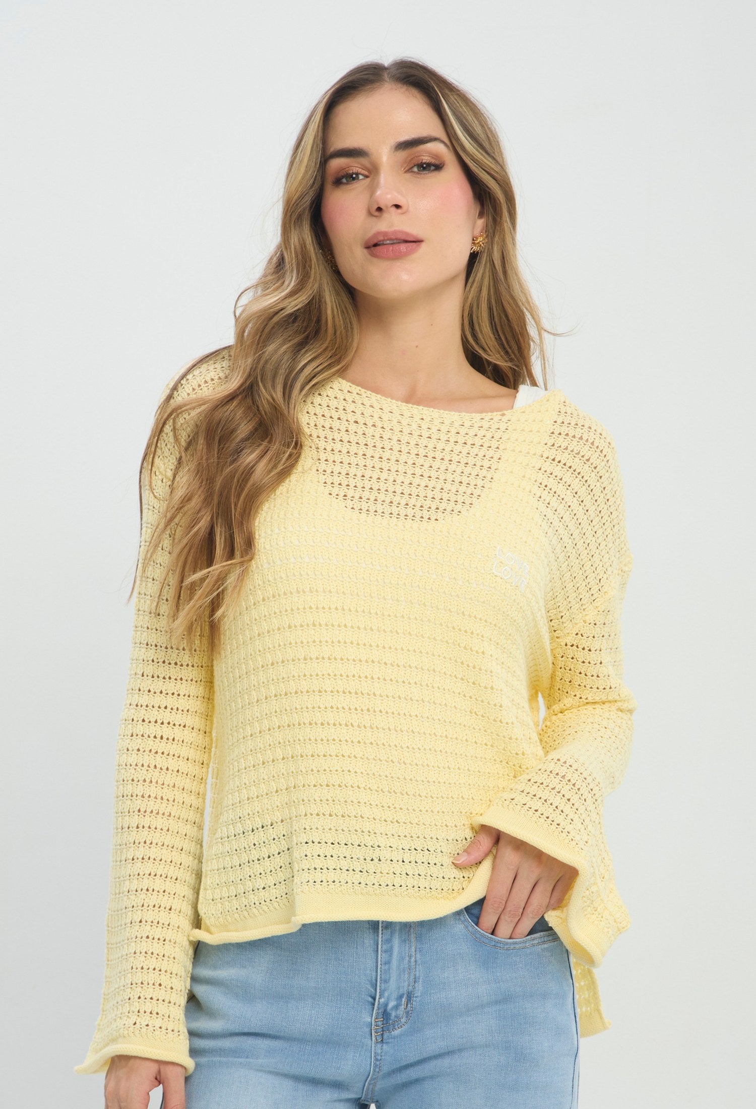 Buzo Calado Amarillo amarillo BYBLA Colombia