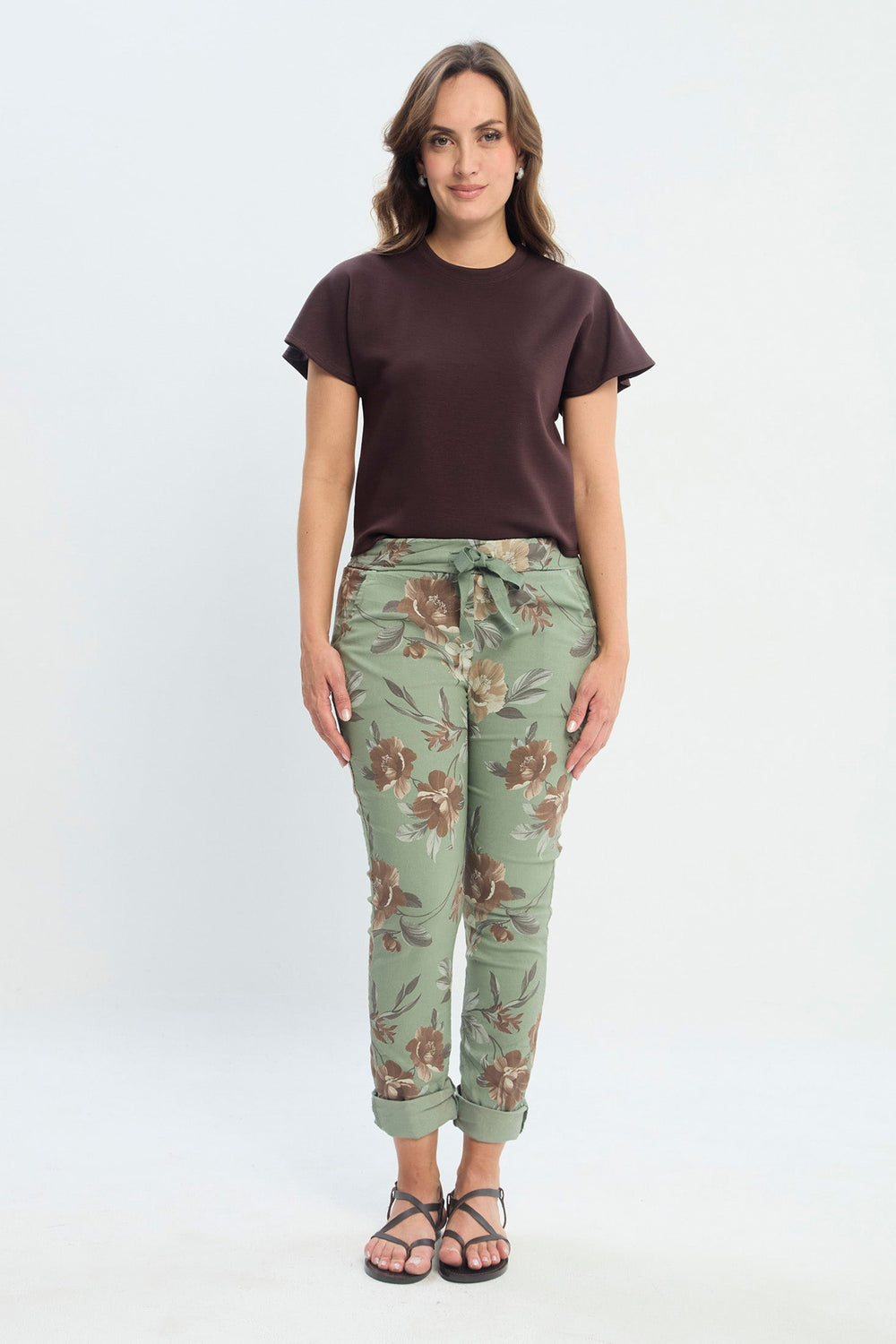 Jogger Estampado de Flores NEW - BYBLA Colombia